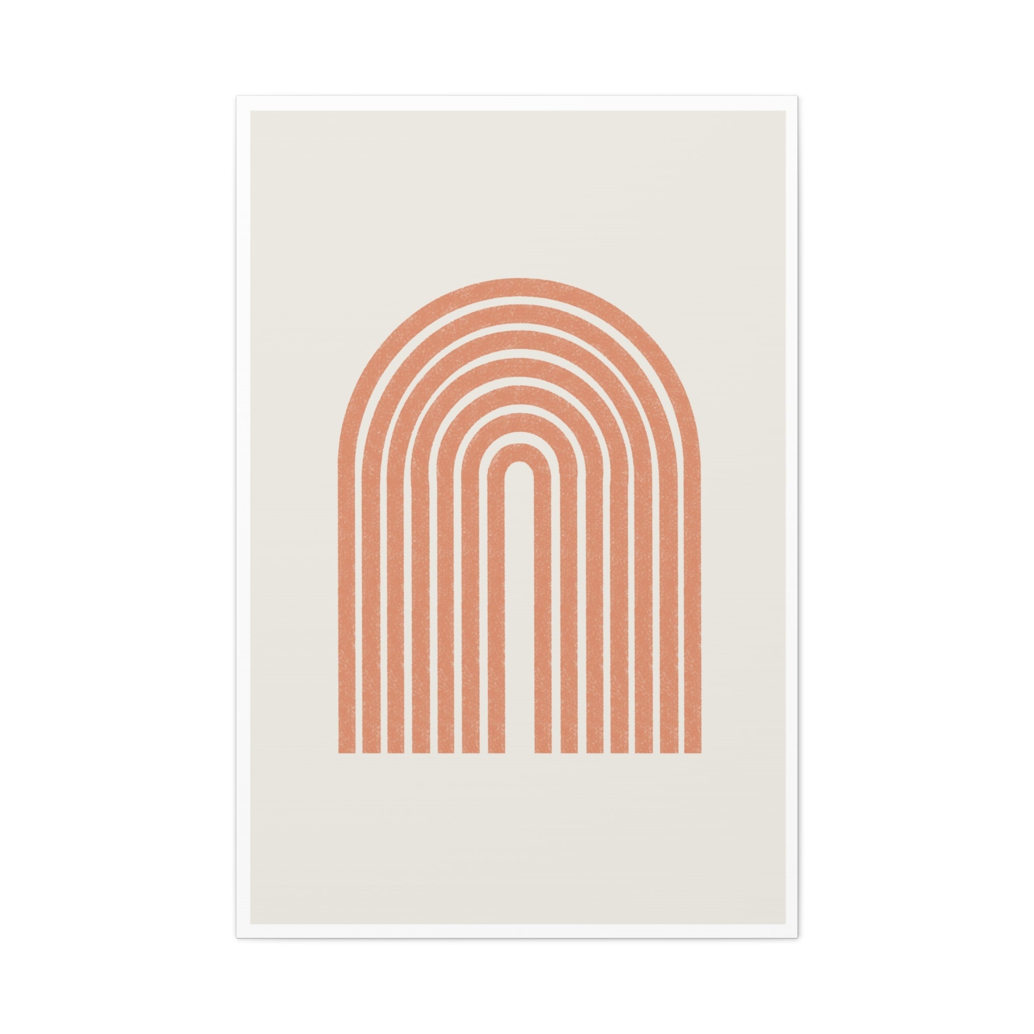 Terracotta Arc Whisper - Canvas