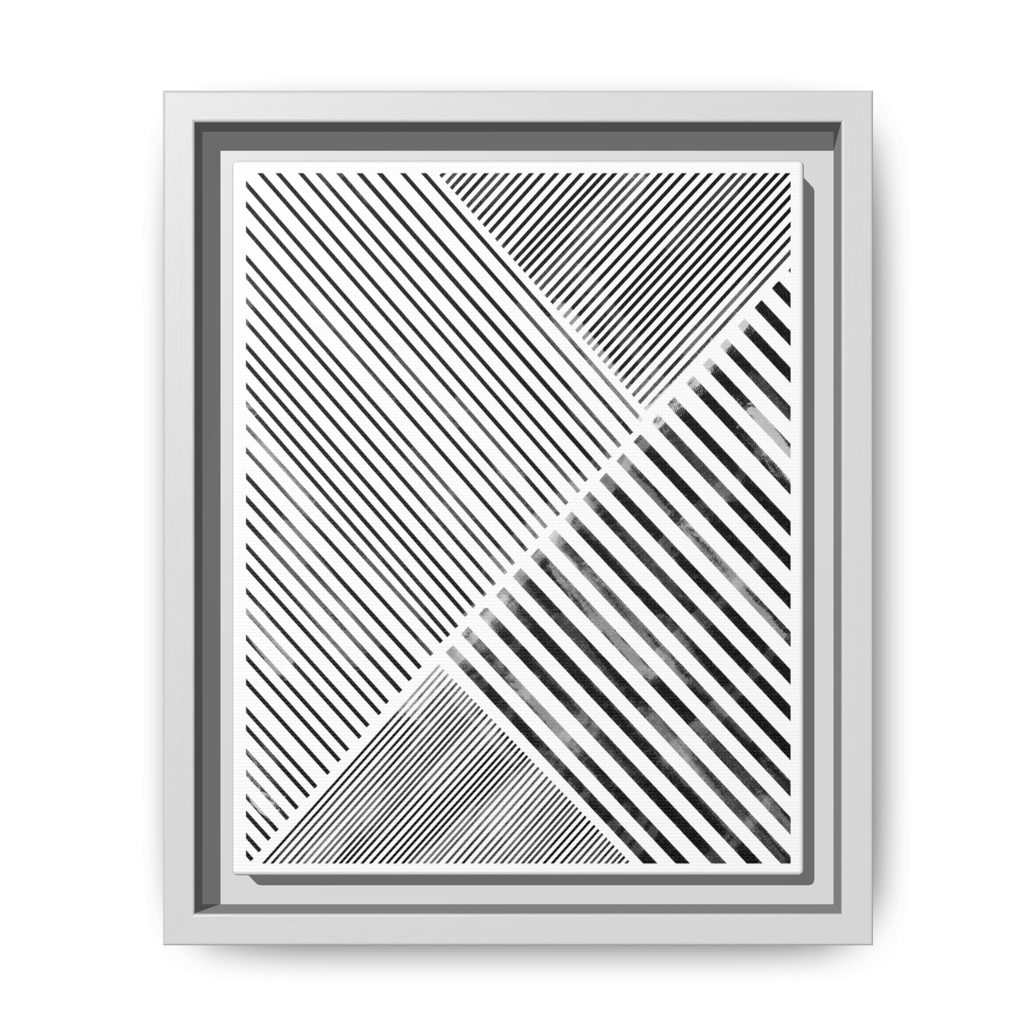 Monochrome Motion Angles - Framed