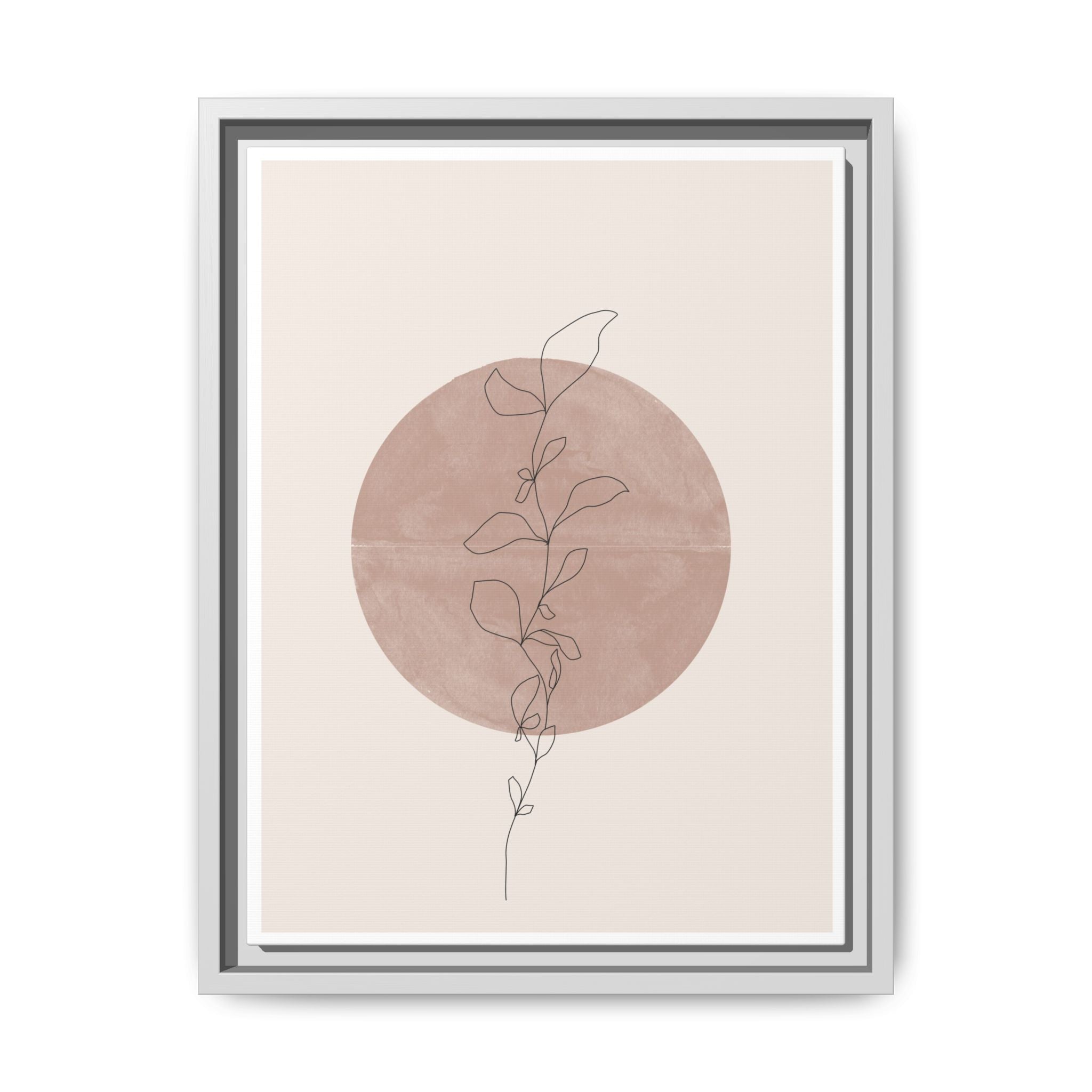 Blush Moonvine Quietude - Framed