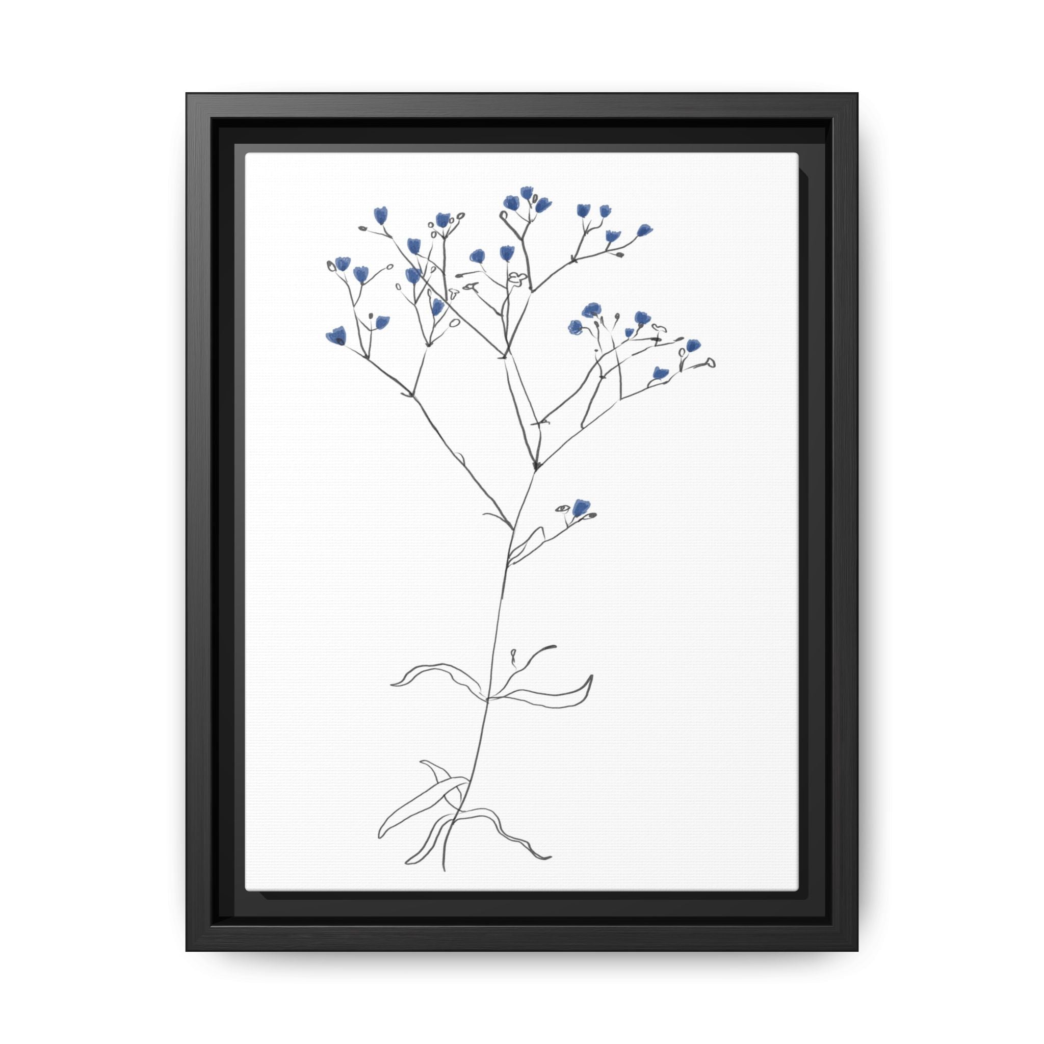 Blue Meadow Whisper - Framed