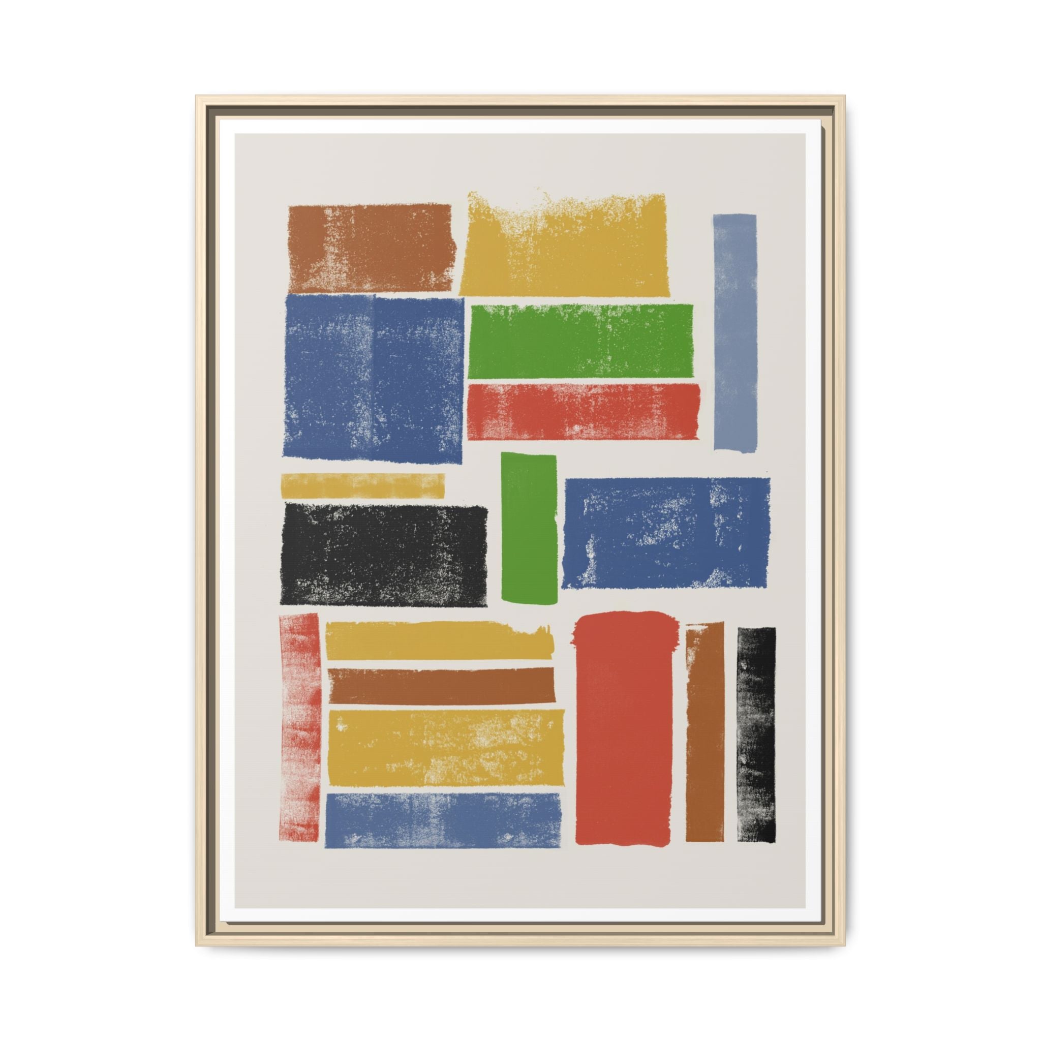 Playful Color Rhythm - Framed