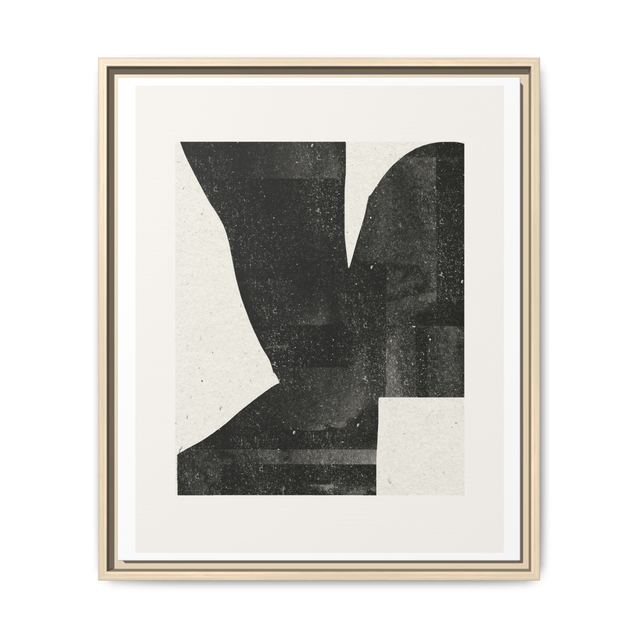 Noir Balance Echoes - Framed