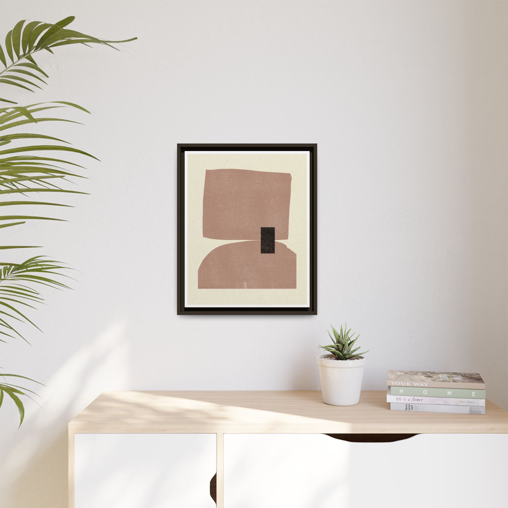 Blush Balance Study - Framed