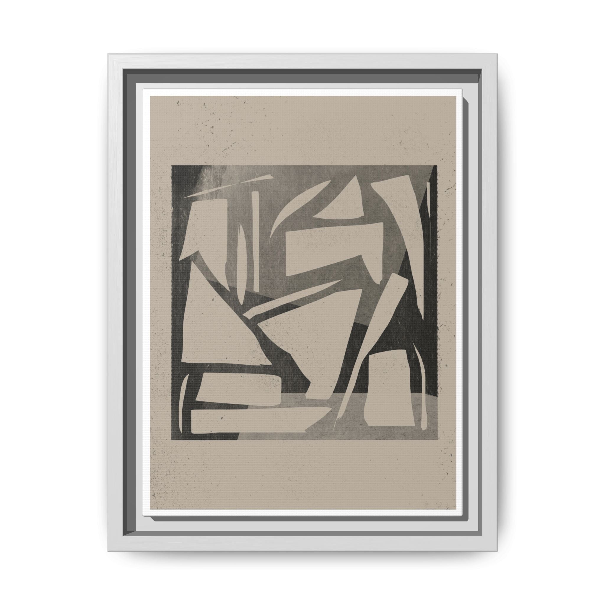 Shadow Fragment Rhythm Study - Framed
