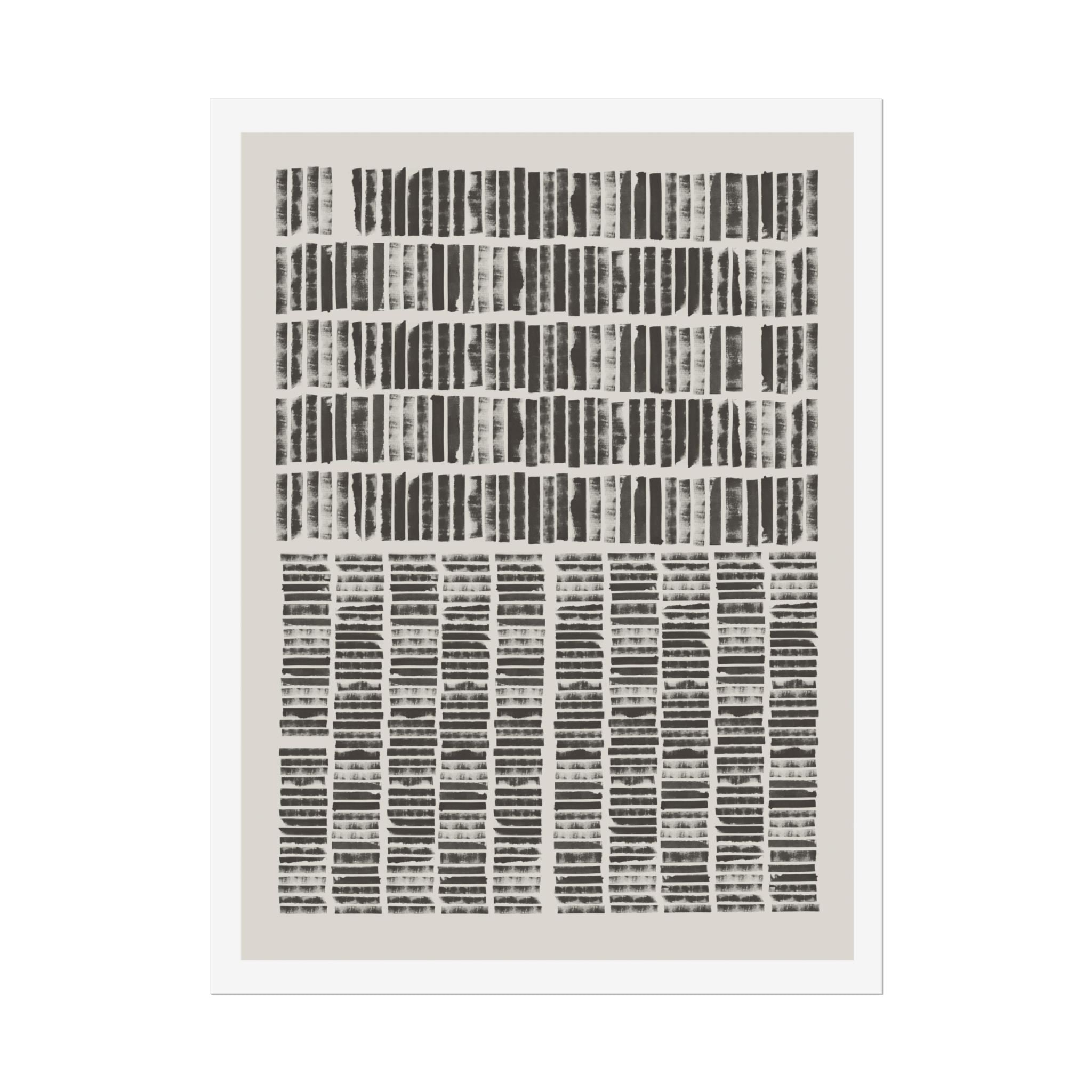 Shadow Rhythm Columns - Poster