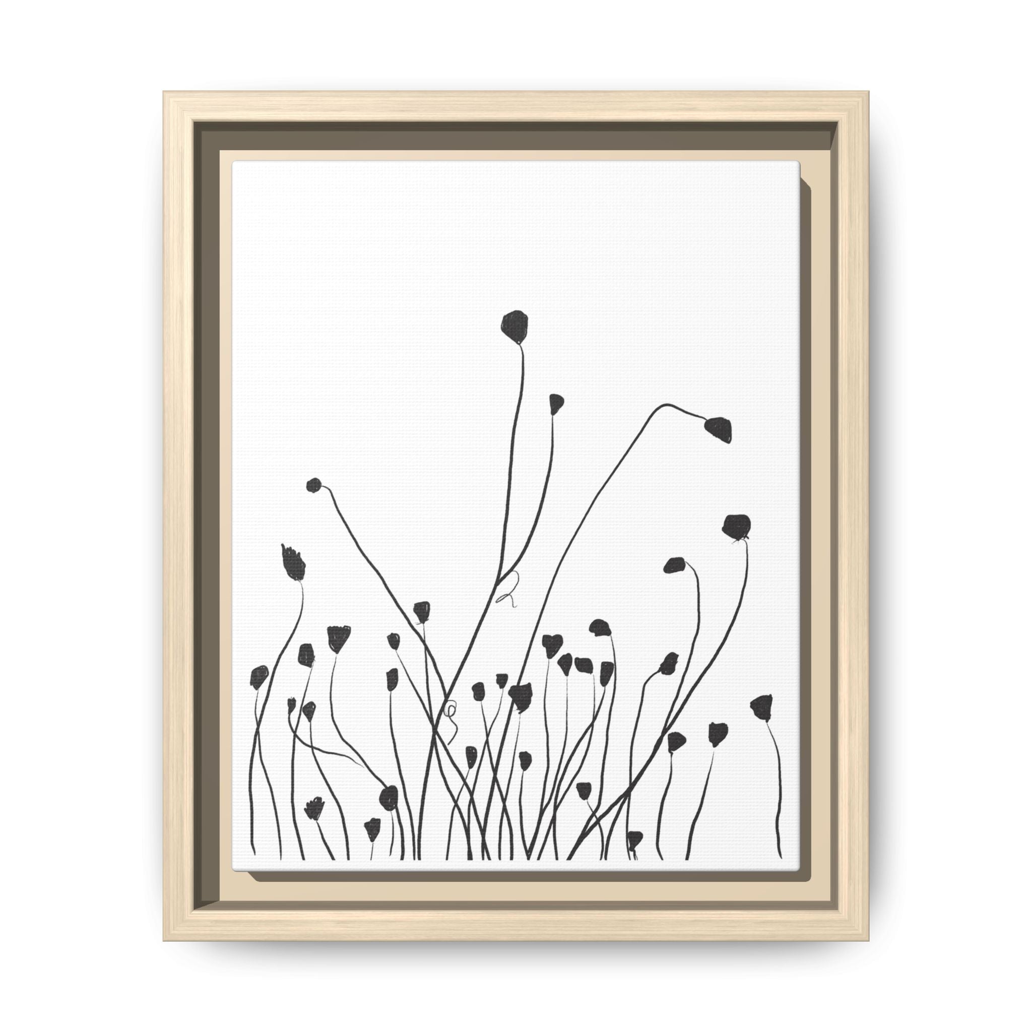 Silent Bloom Horizon - Framed