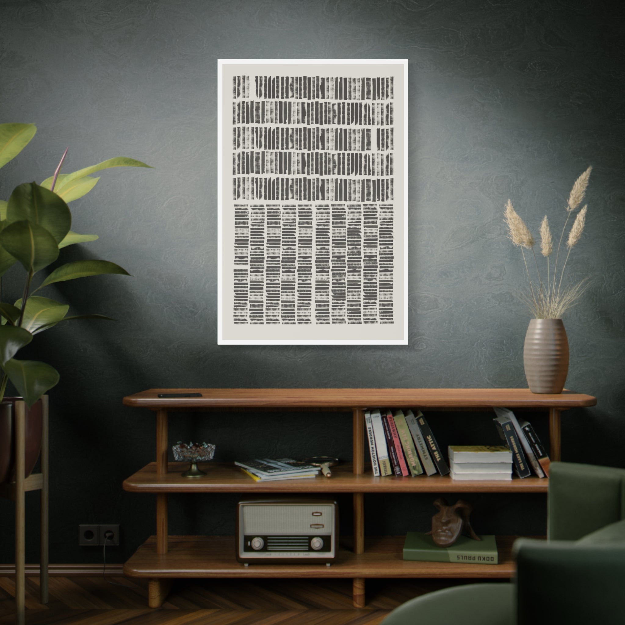 Shadow Rhythm Columns - Canvas