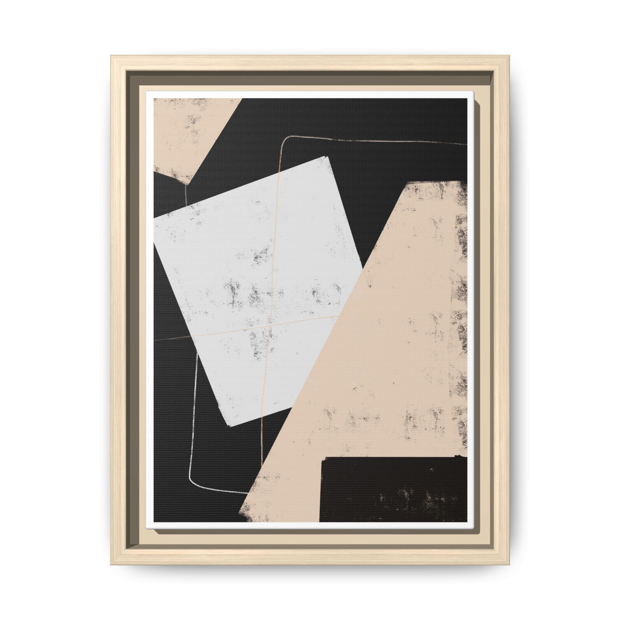Silent Geometry Passage - Framed