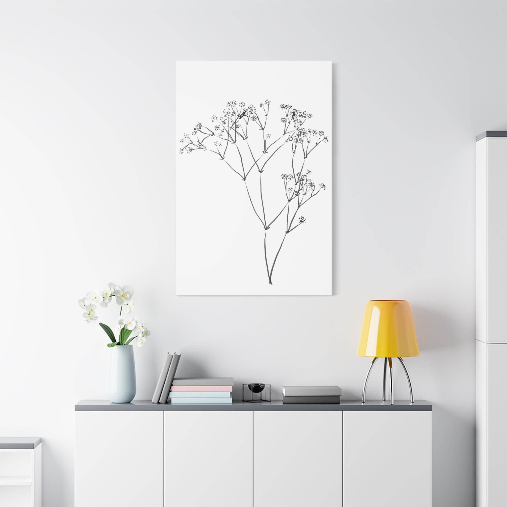 Whispering Meadow Sketch - Canvas