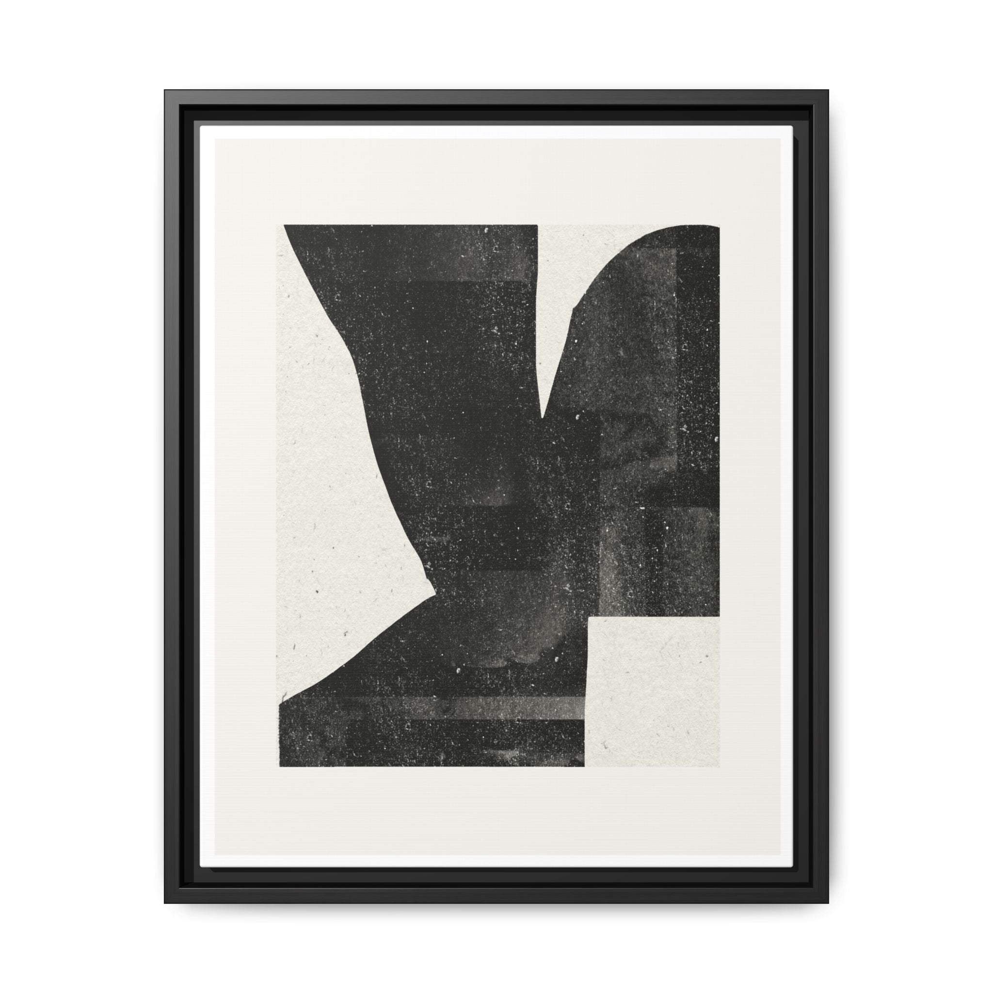 Noir Balance Echoes - Framed