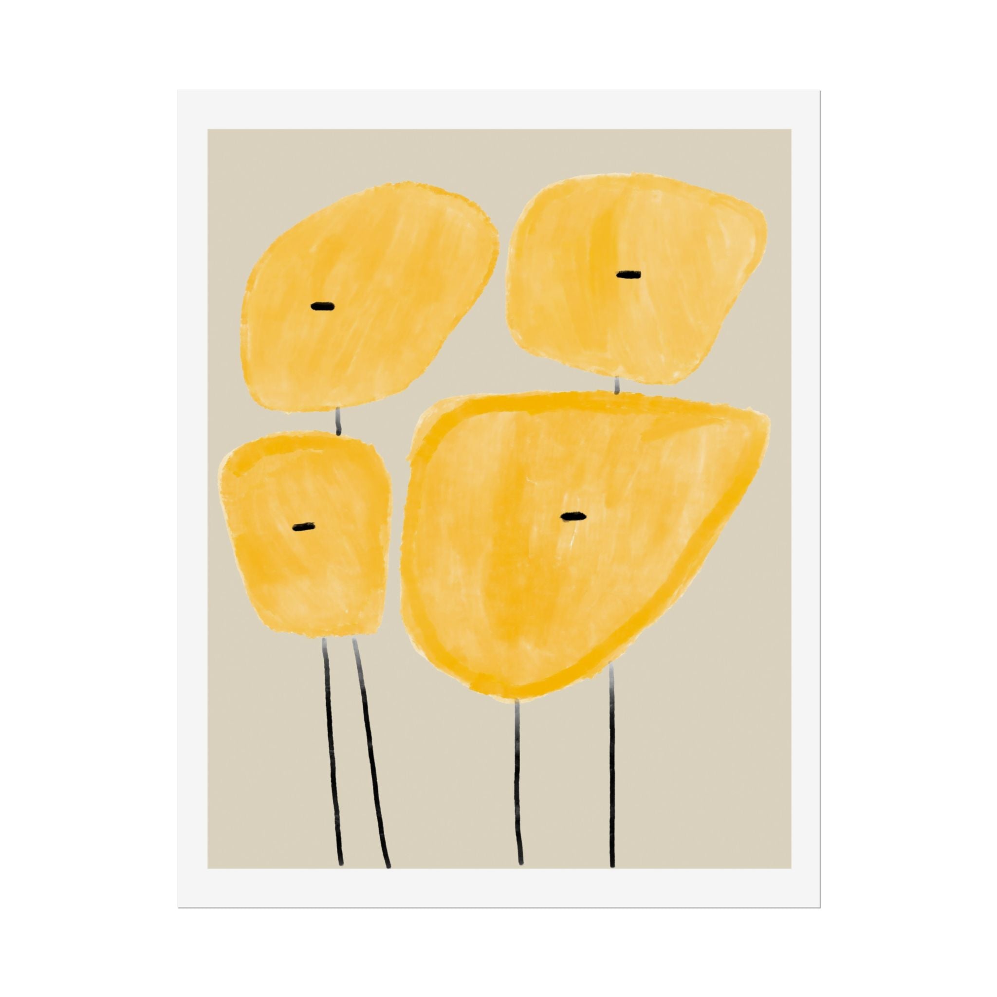 Golden Meadow Figures - Poster