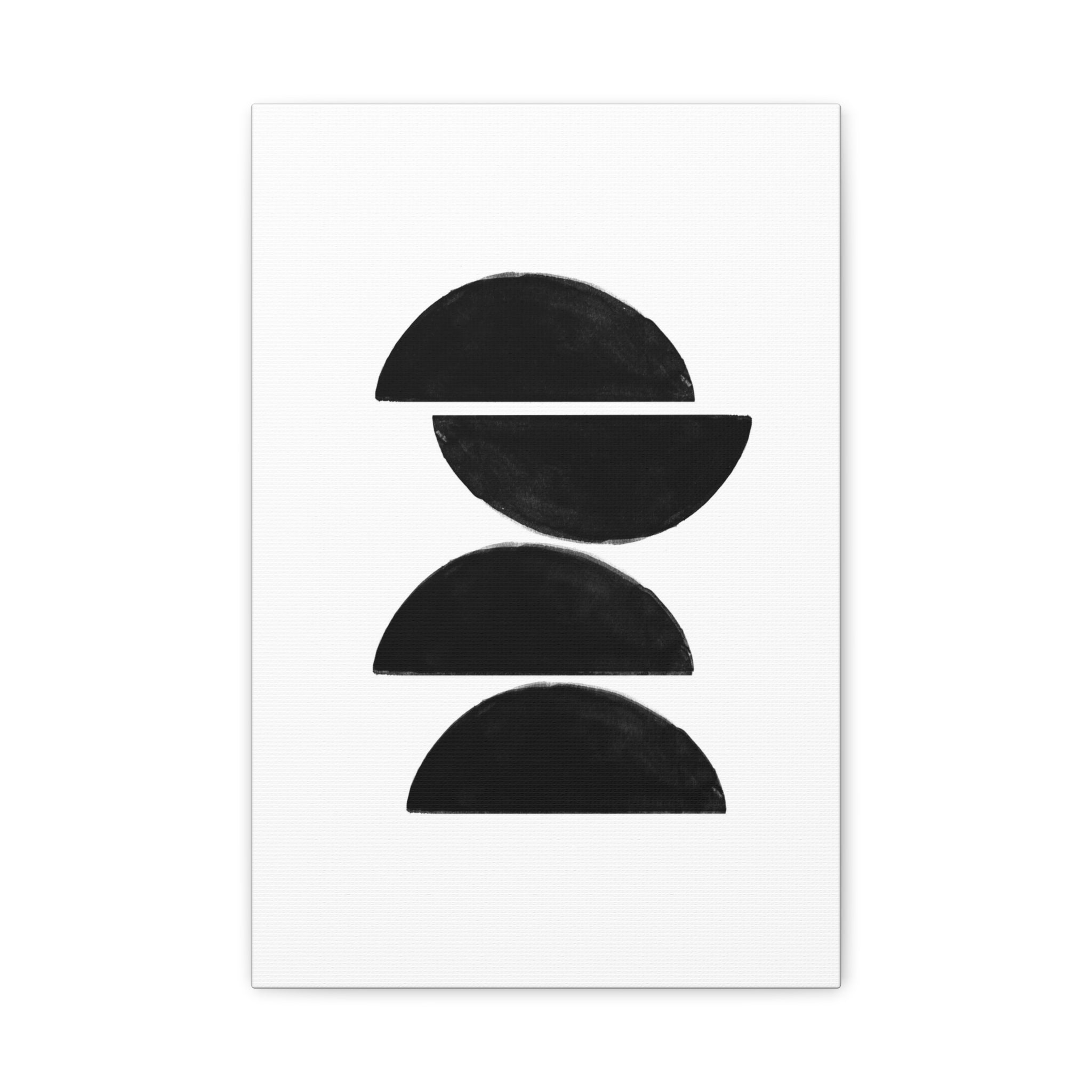 Noir Horizon Rhythm - Canvas