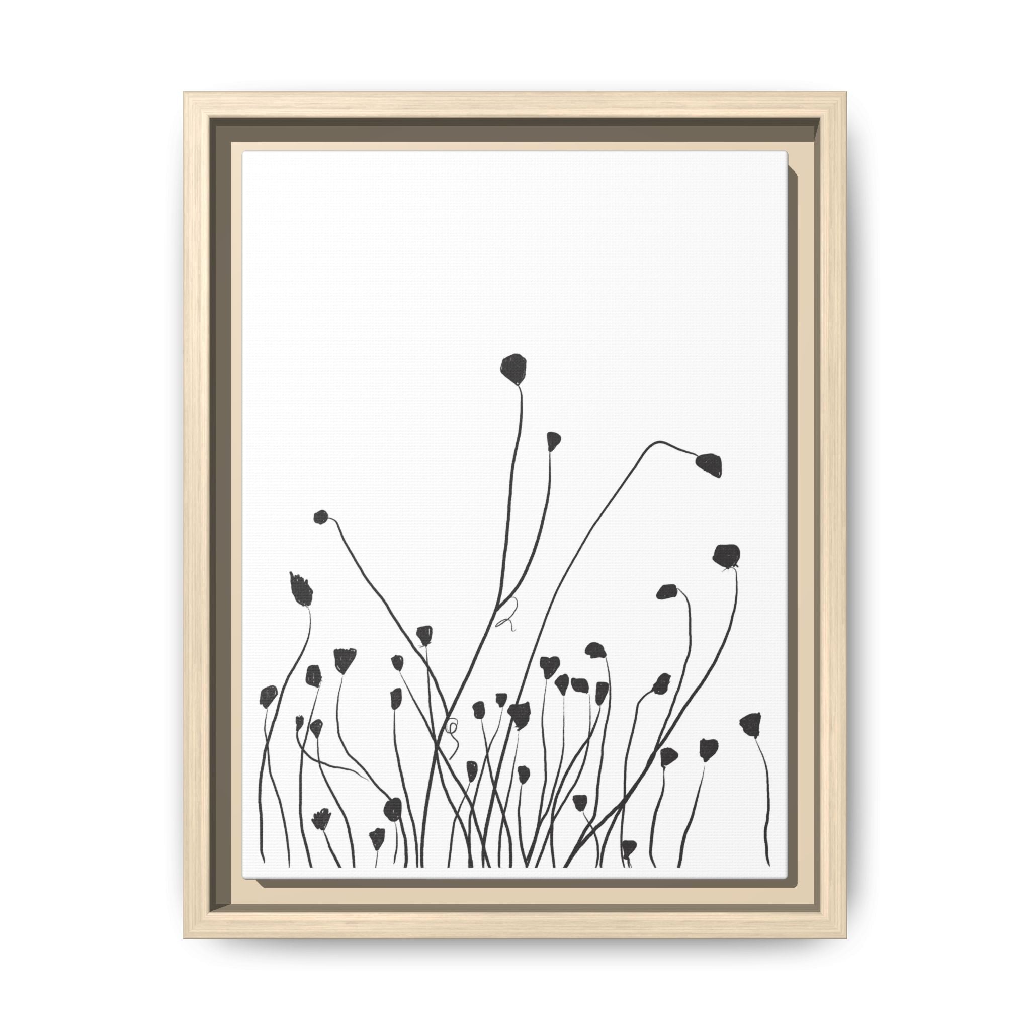 Silent Bloom Horizon - Framed