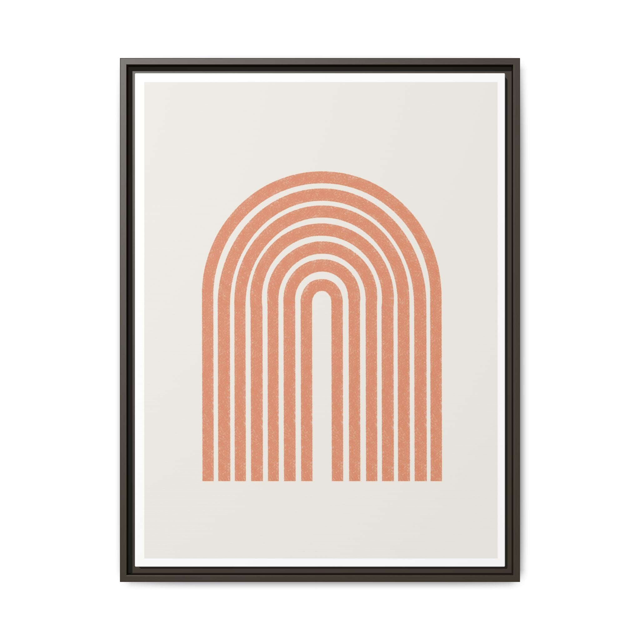 Terracotta Arc Whisper - Framed