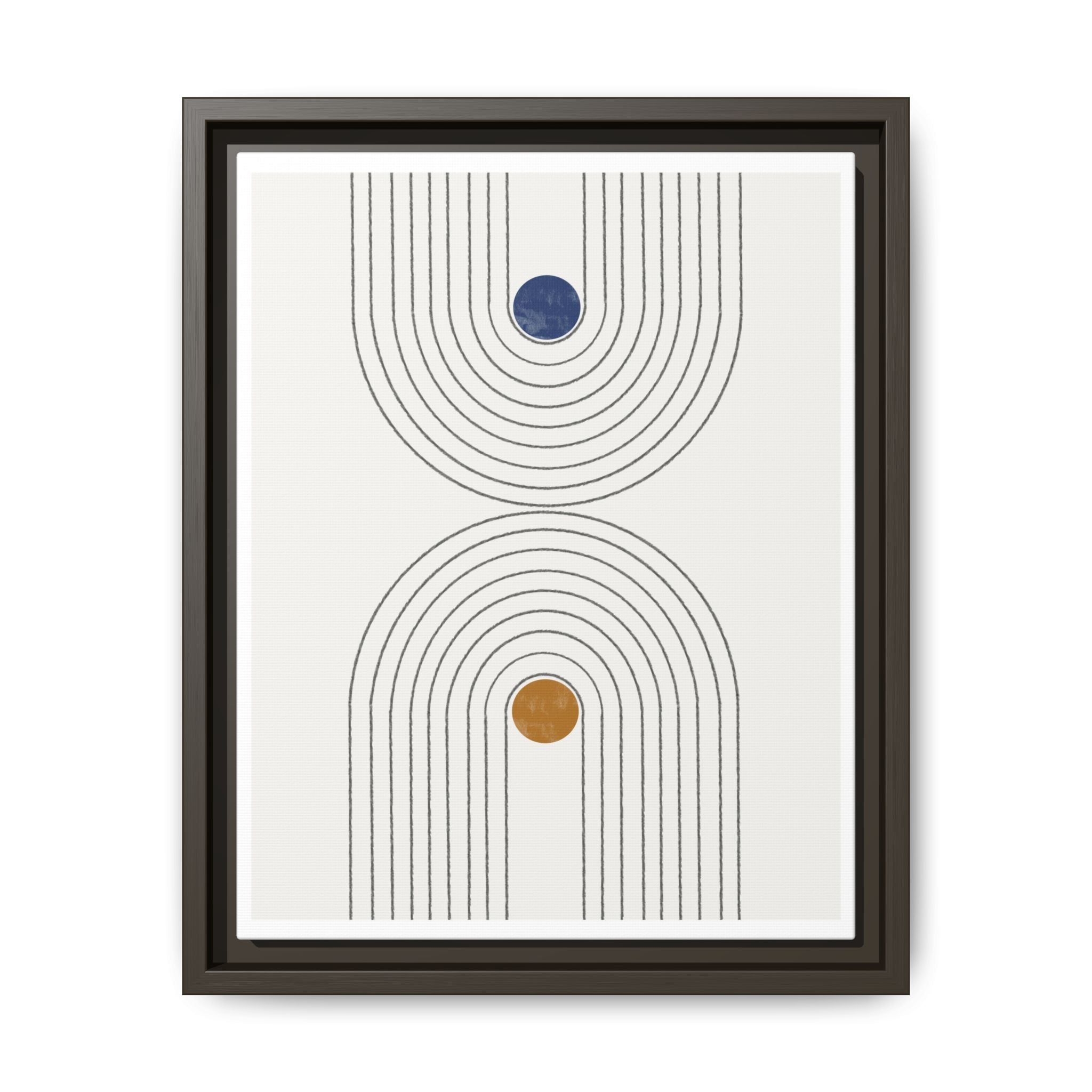 Dual Orbit Rhythm - Framed