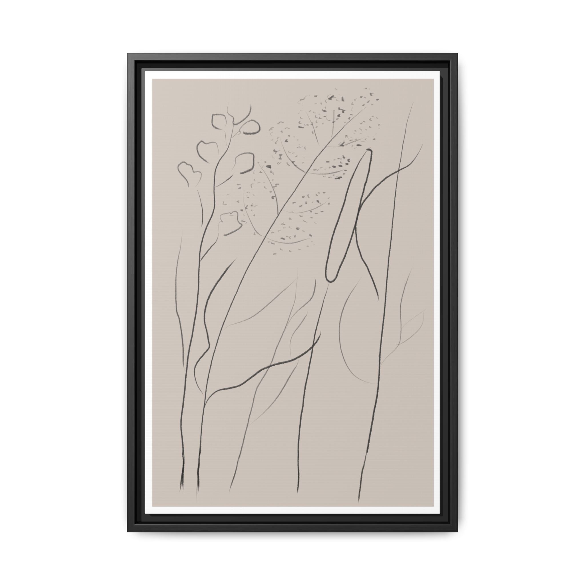 Quiet Woodland Traces - Framed