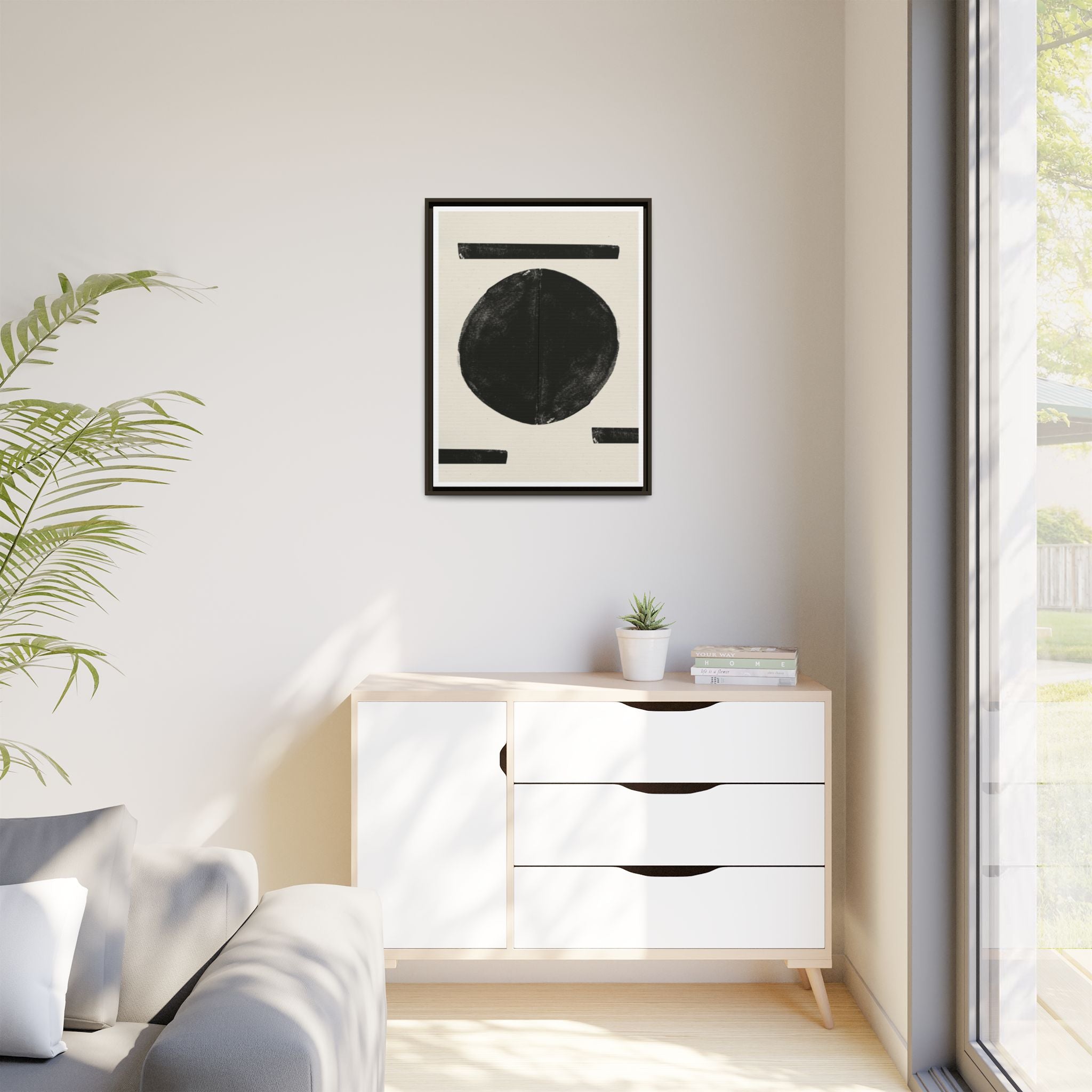 Midnight Orbit Divide - Framed