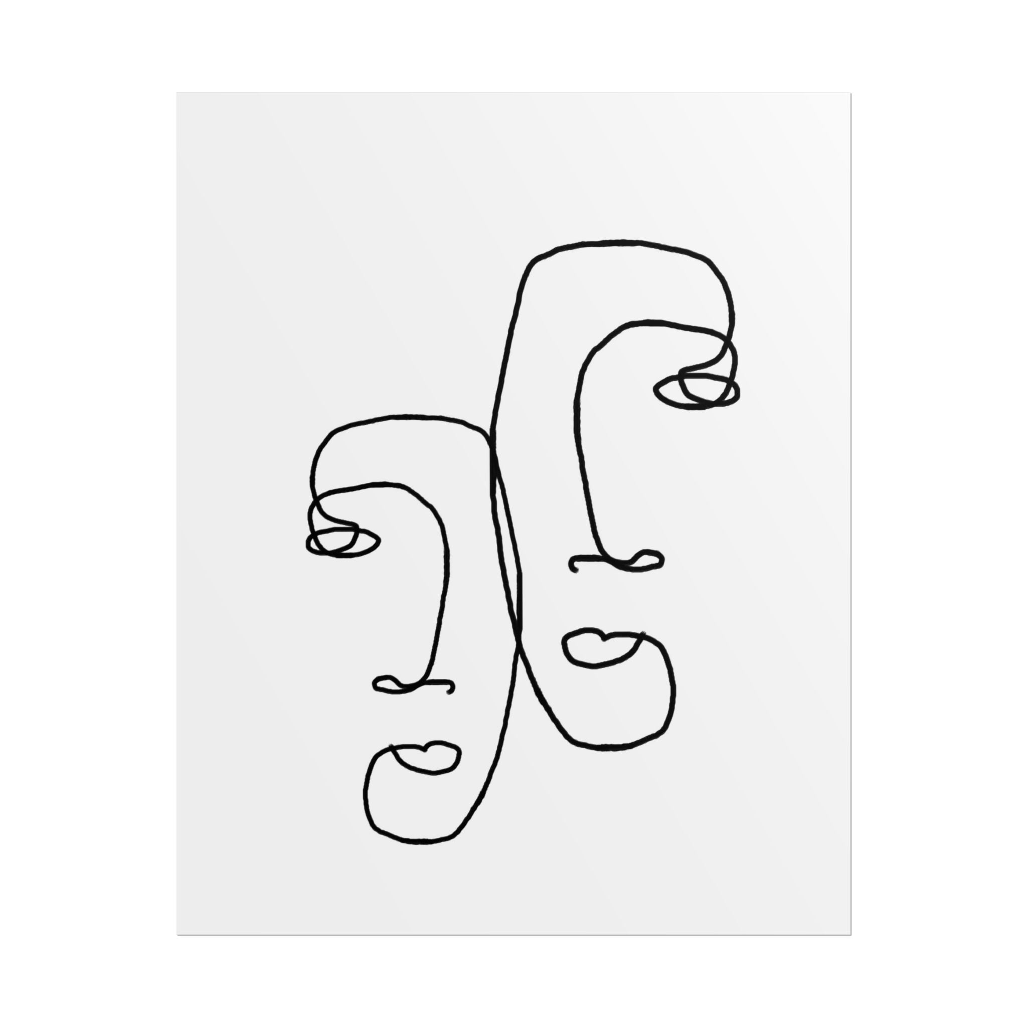 Silent Dual Reflections - Poster