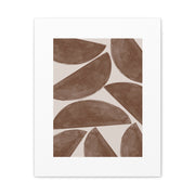 Terracotta Crescent Rhythm - Canvas