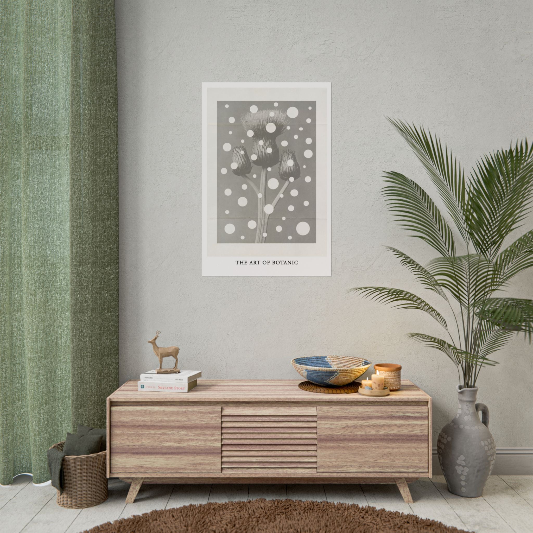 Winter Thistle Reverie - Poster