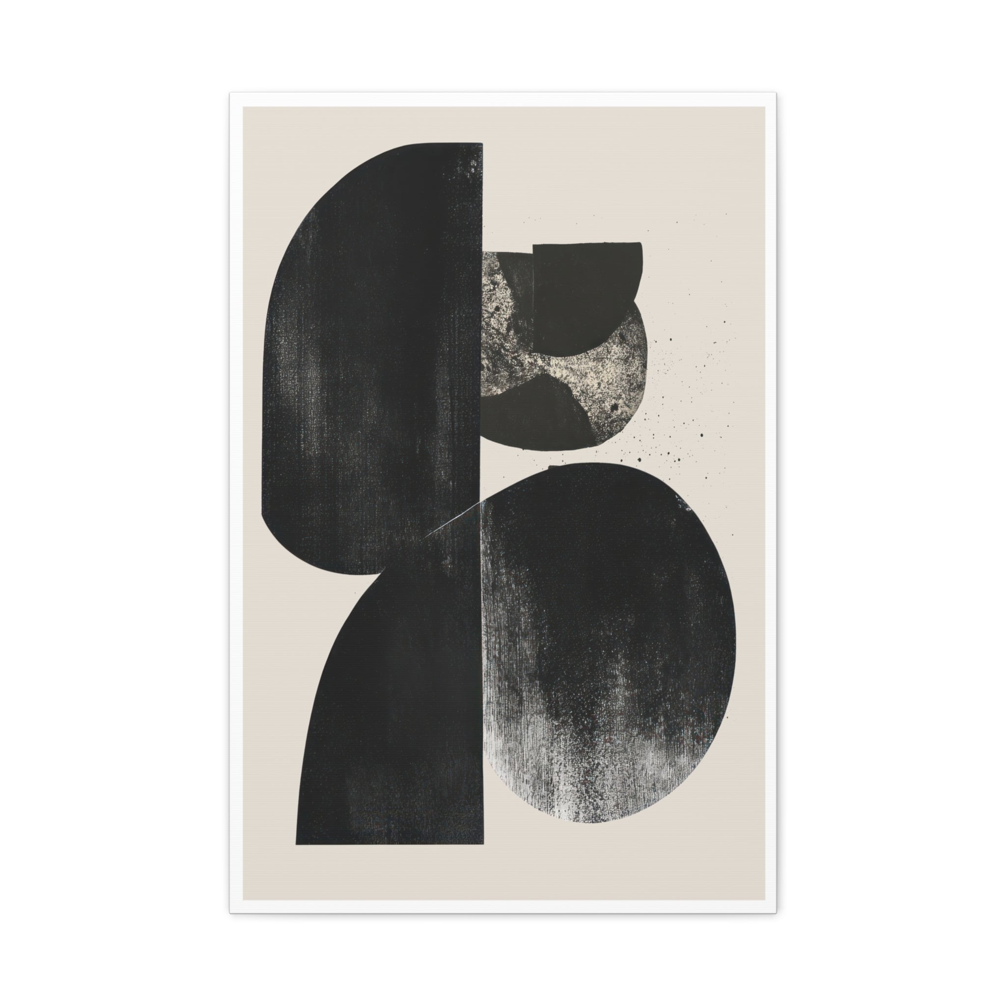 Obsidian Drift Composition - Canvas