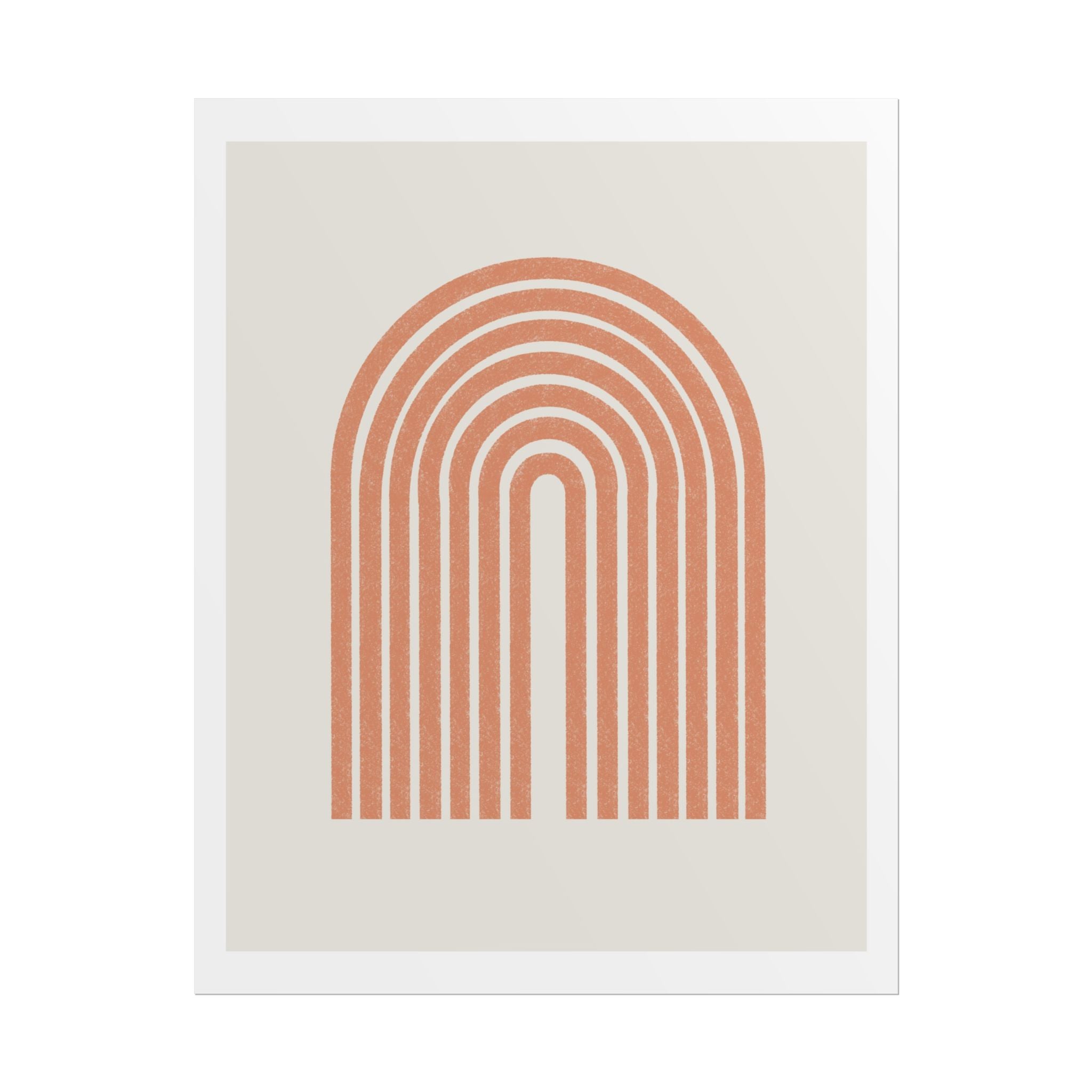 Terracotta Arc Whisper - Poster
