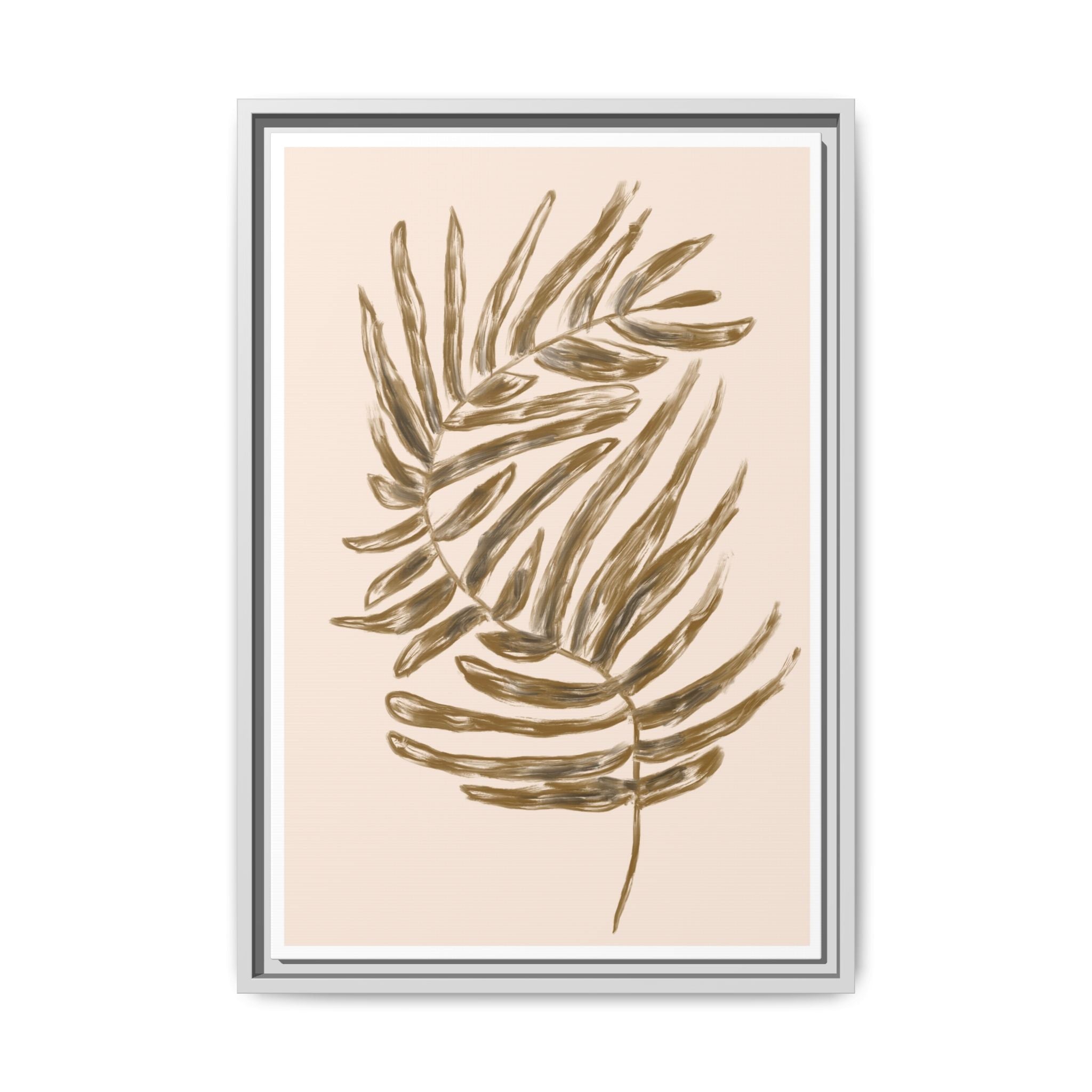 Golden Frond Reverie - Framed
