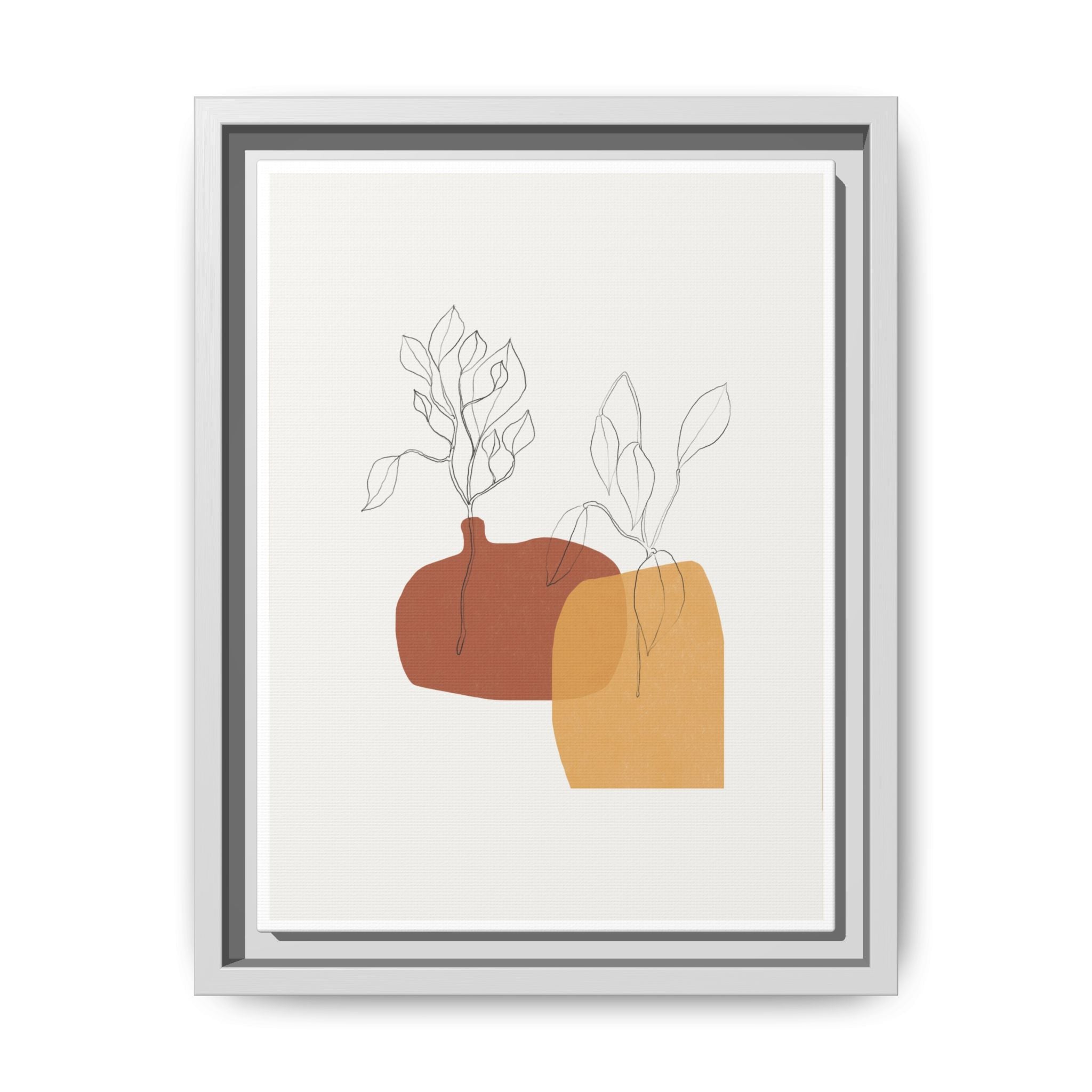 Terracotta Whisper Forms - Framed