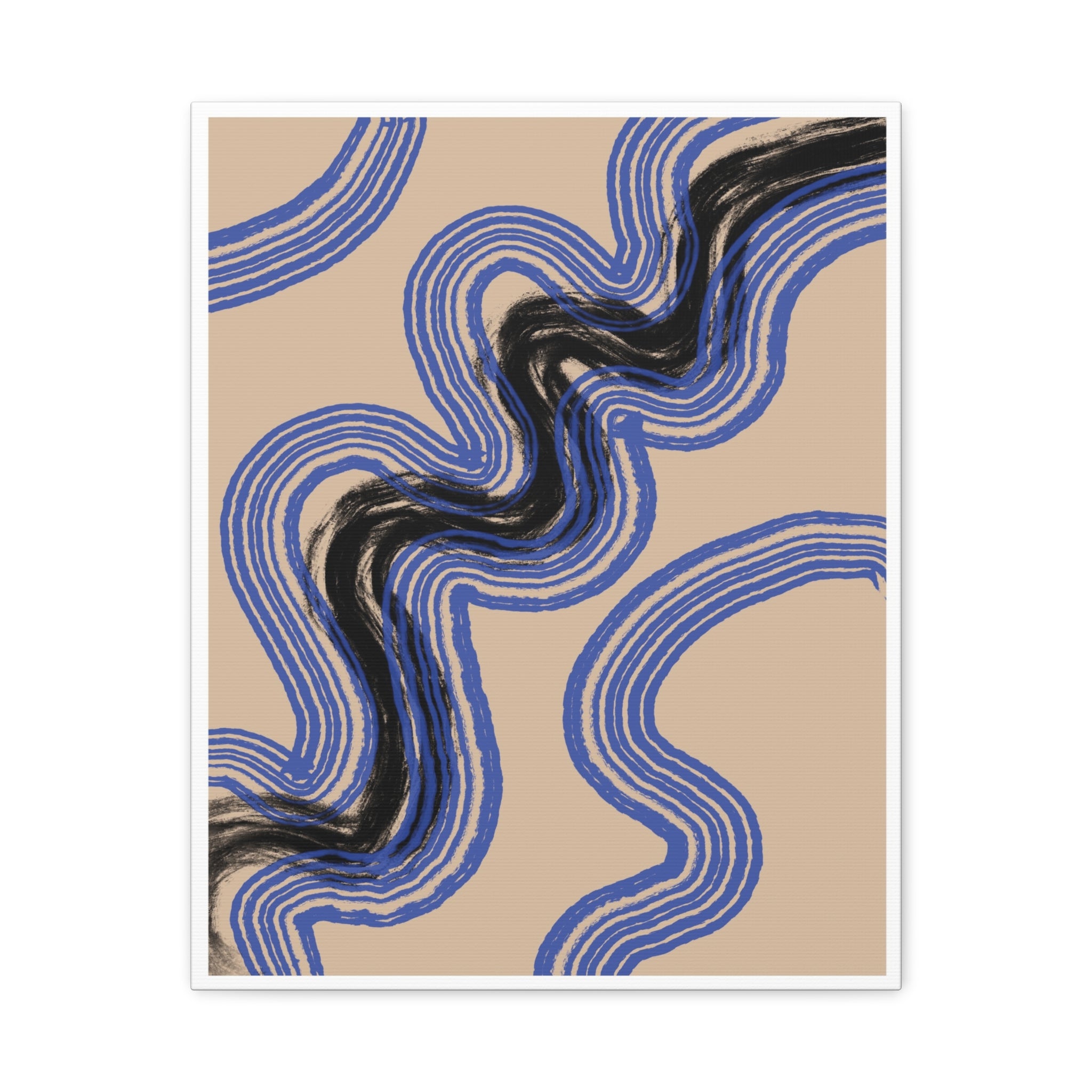 Indigo Rhythm Passage - Canvas