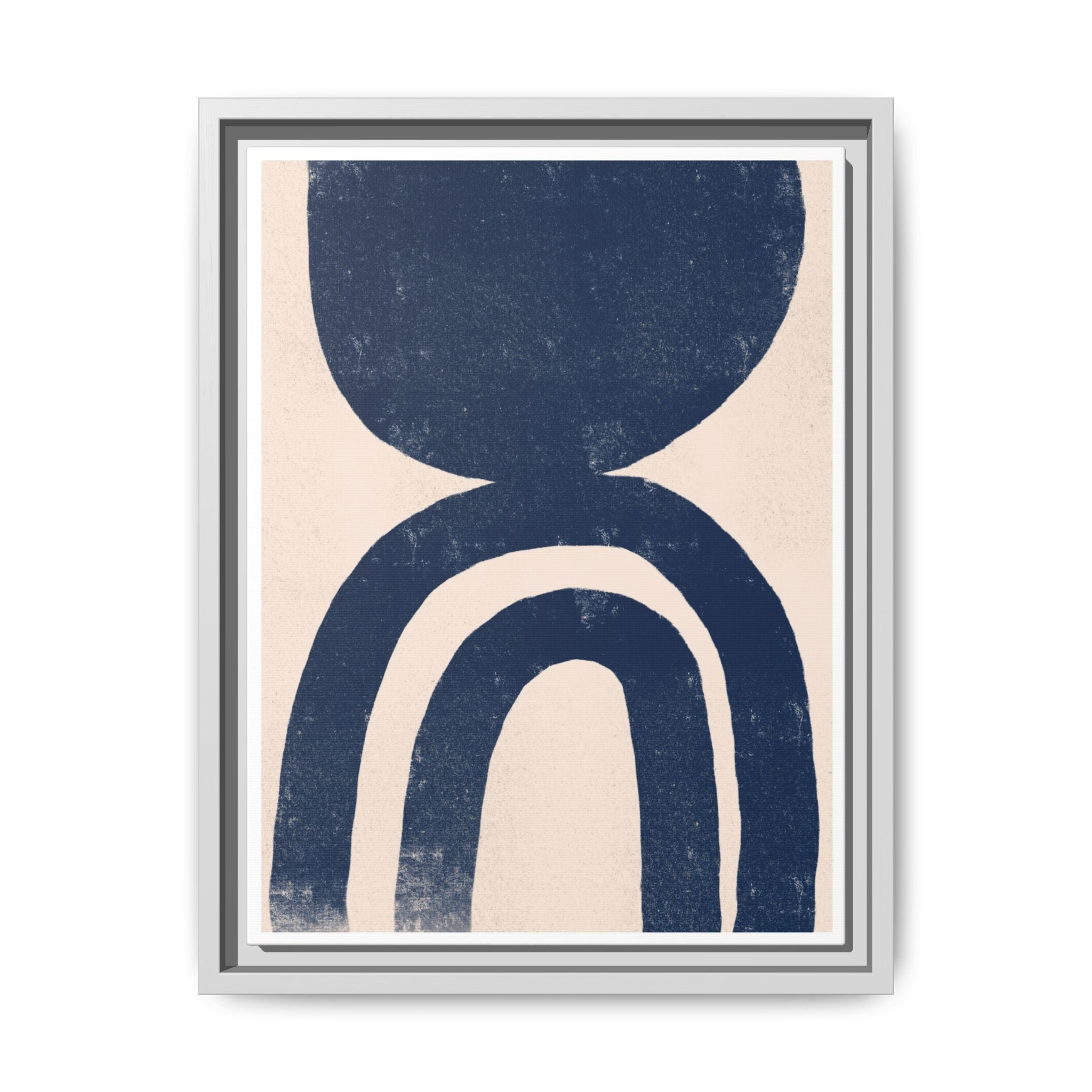 Indigo Arch Stillness - Framed
