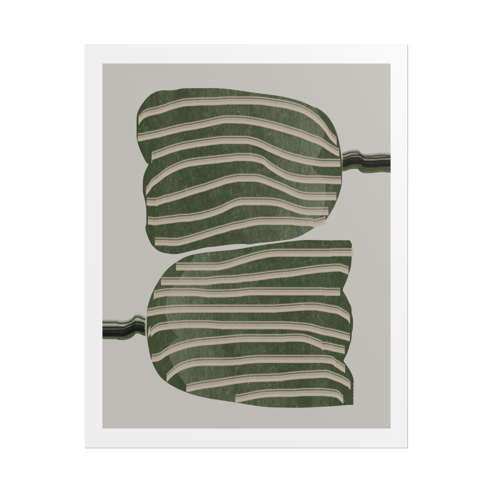 Verdant Echo Layers - Poster