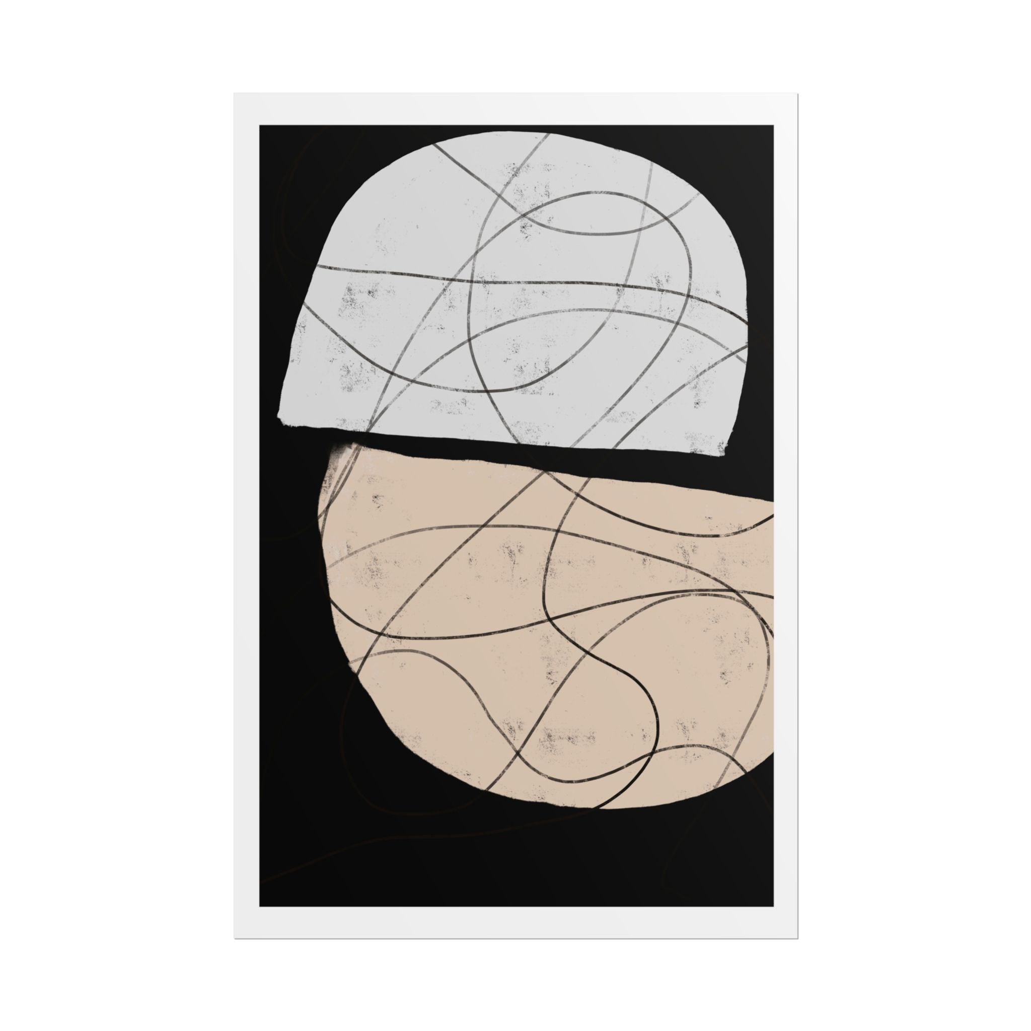 Nocturne Orbit Lines - Poster