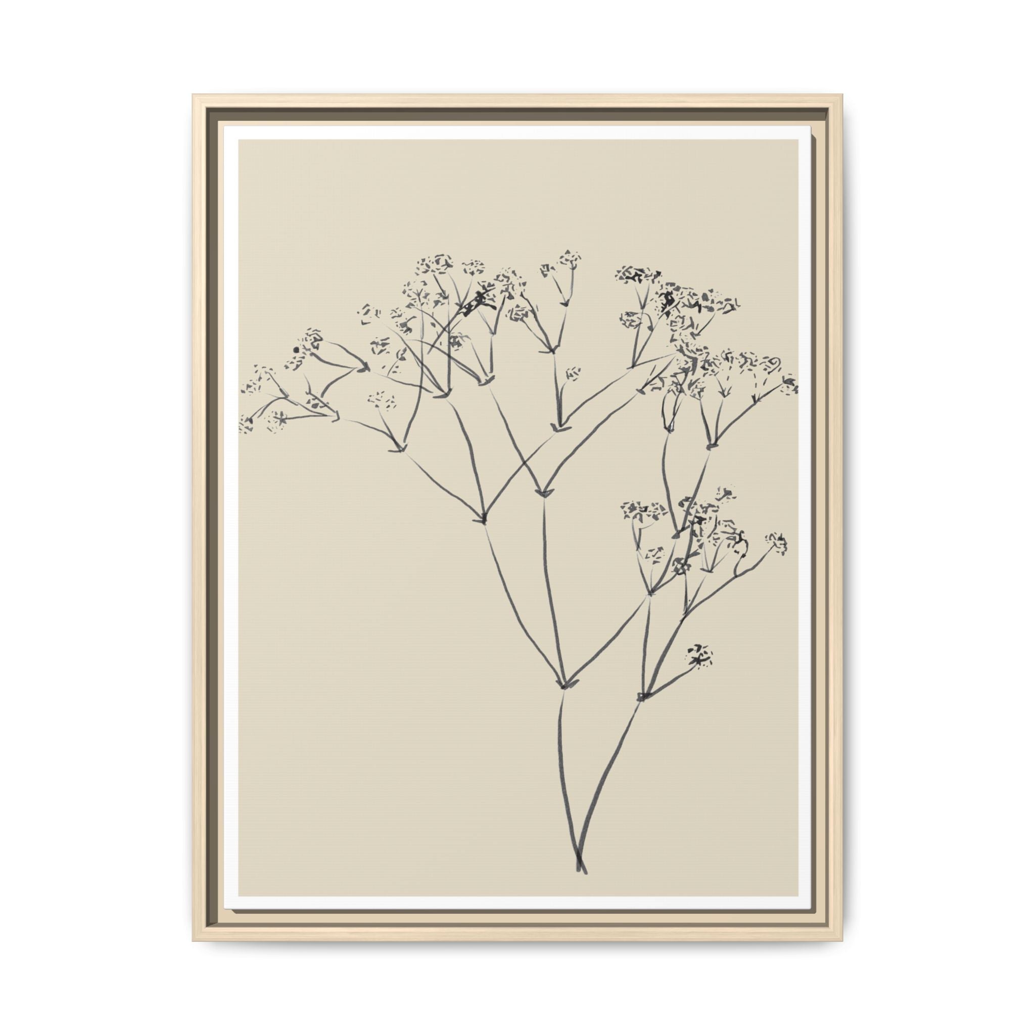 Soft Meadow Stillness - Framed
