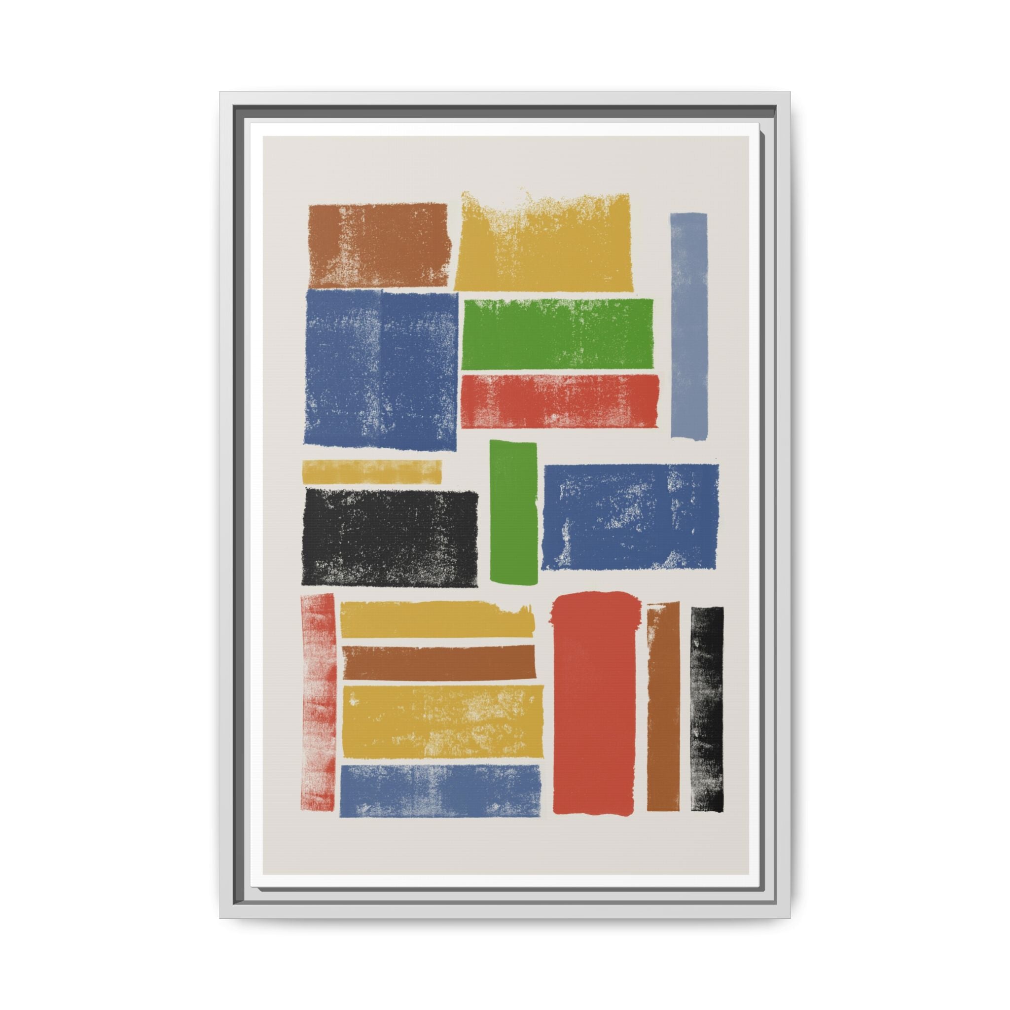 Playful Color Rhythm - Framed