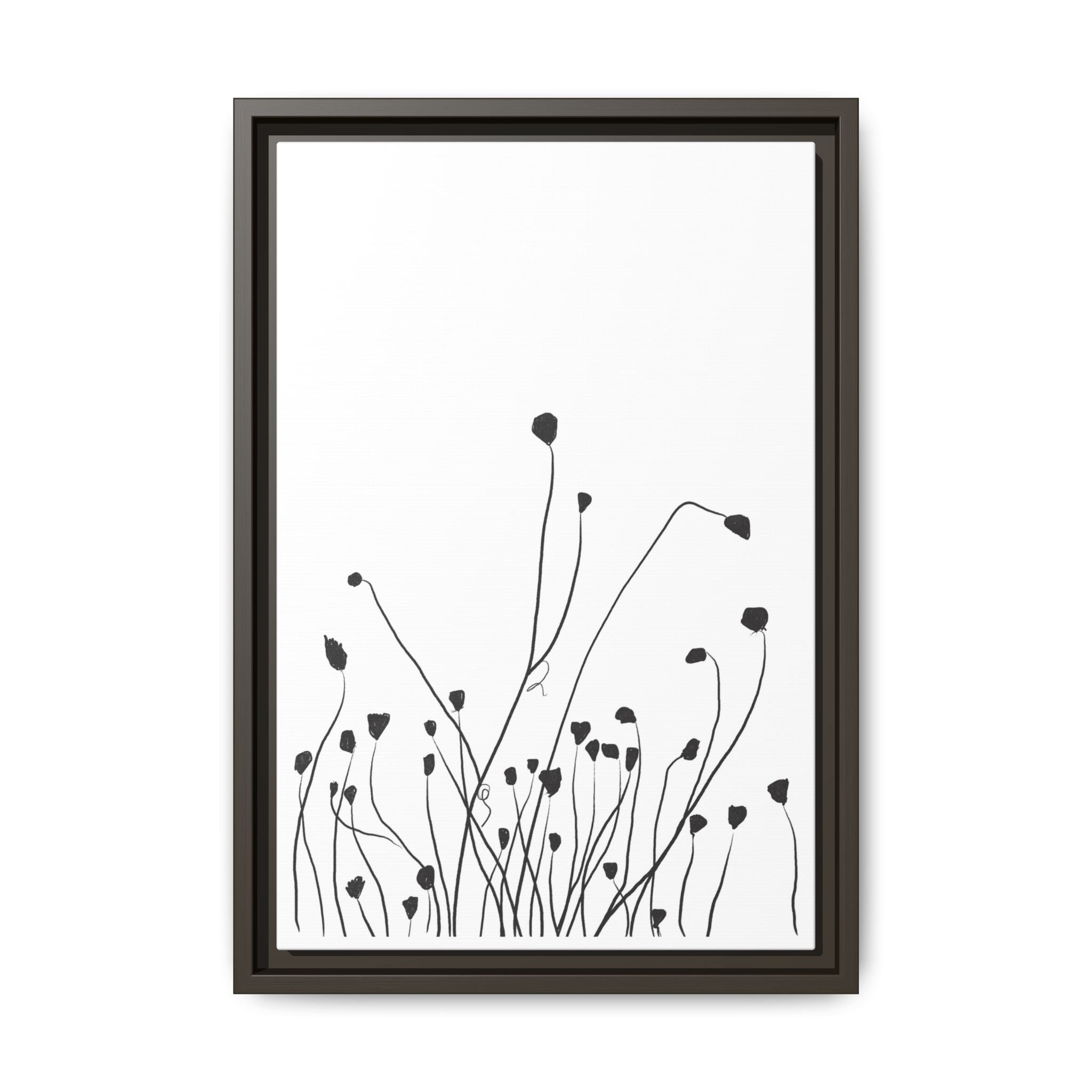 Silent Bloom Horizon - Framed