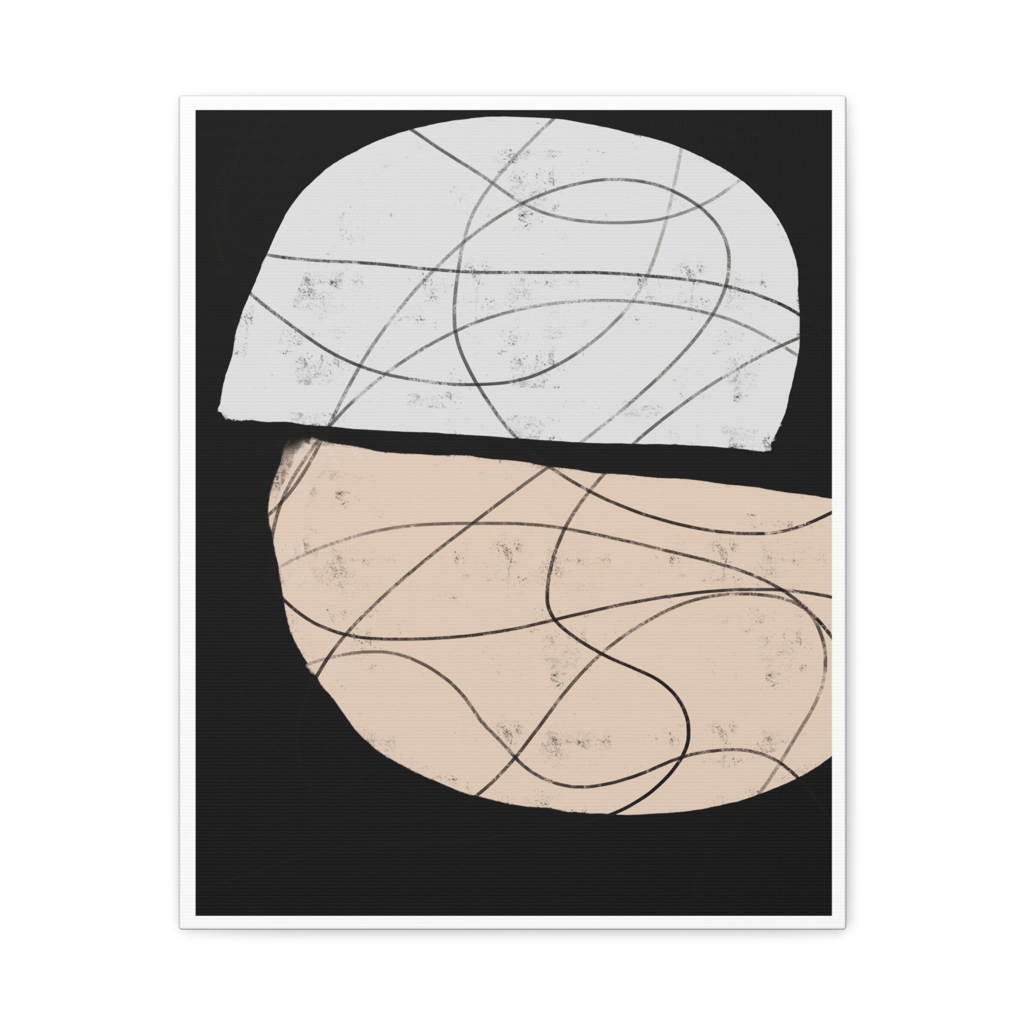 Nocturne Orbit Lines - Canvas