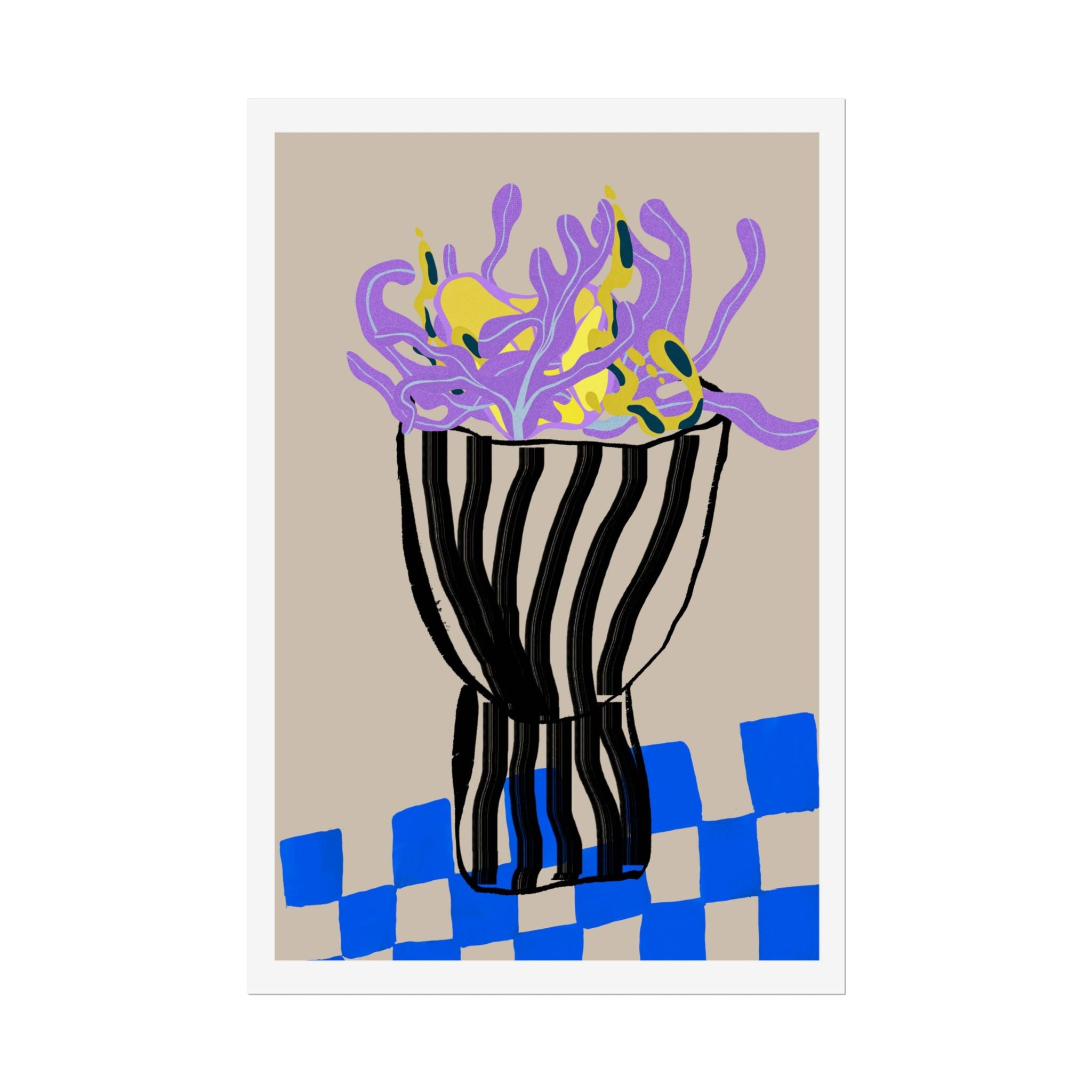 Lavender Coral Mirage - Poster