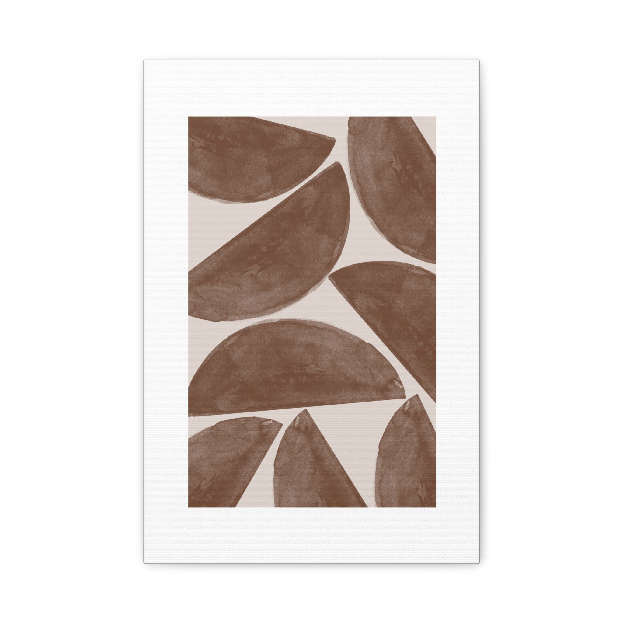 Terracotta Crescent Rhythm - Canvas