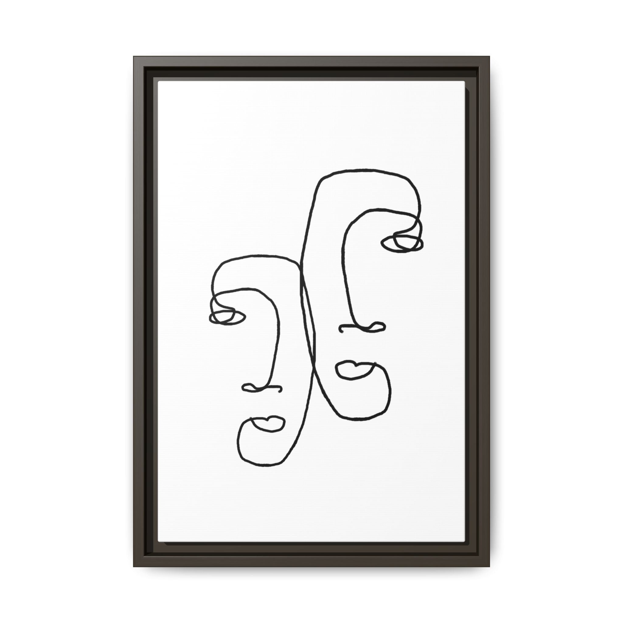 Silent Dual Reflections - Framed
