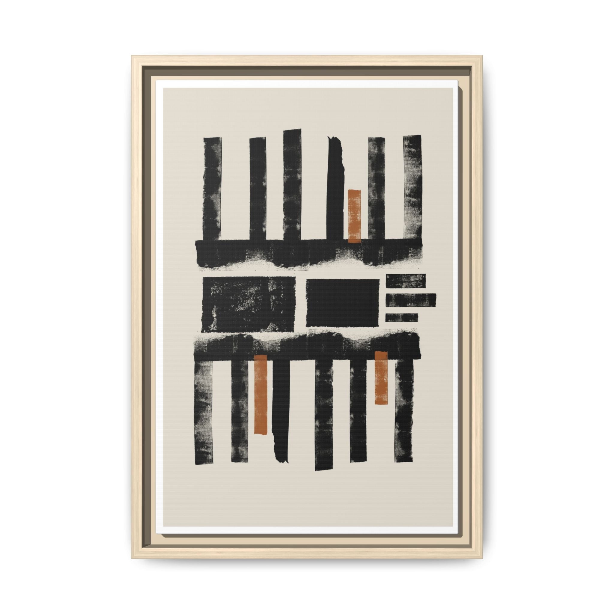 Amber Shadow Alignments - Framed