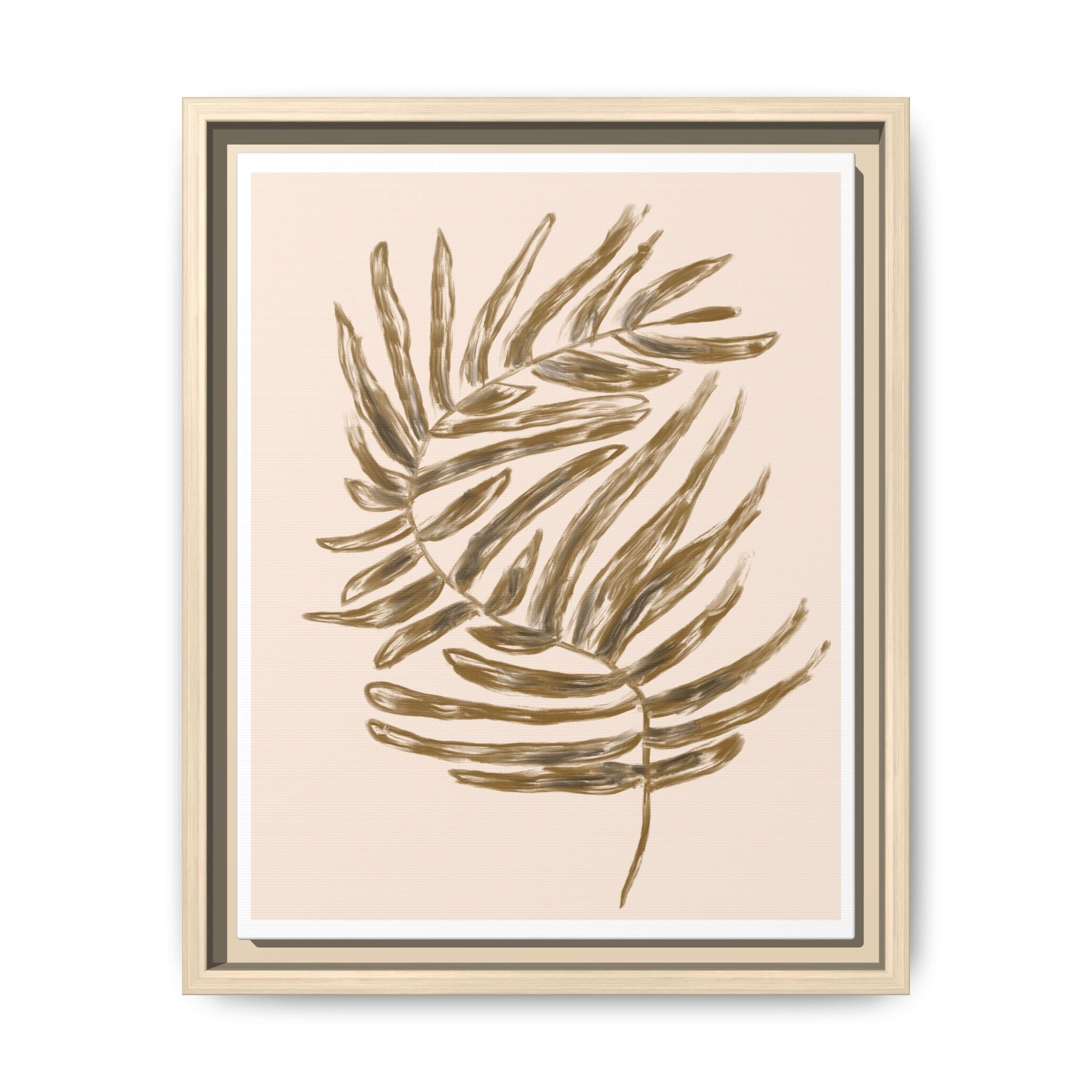 Golden Frond Reverie - Framed