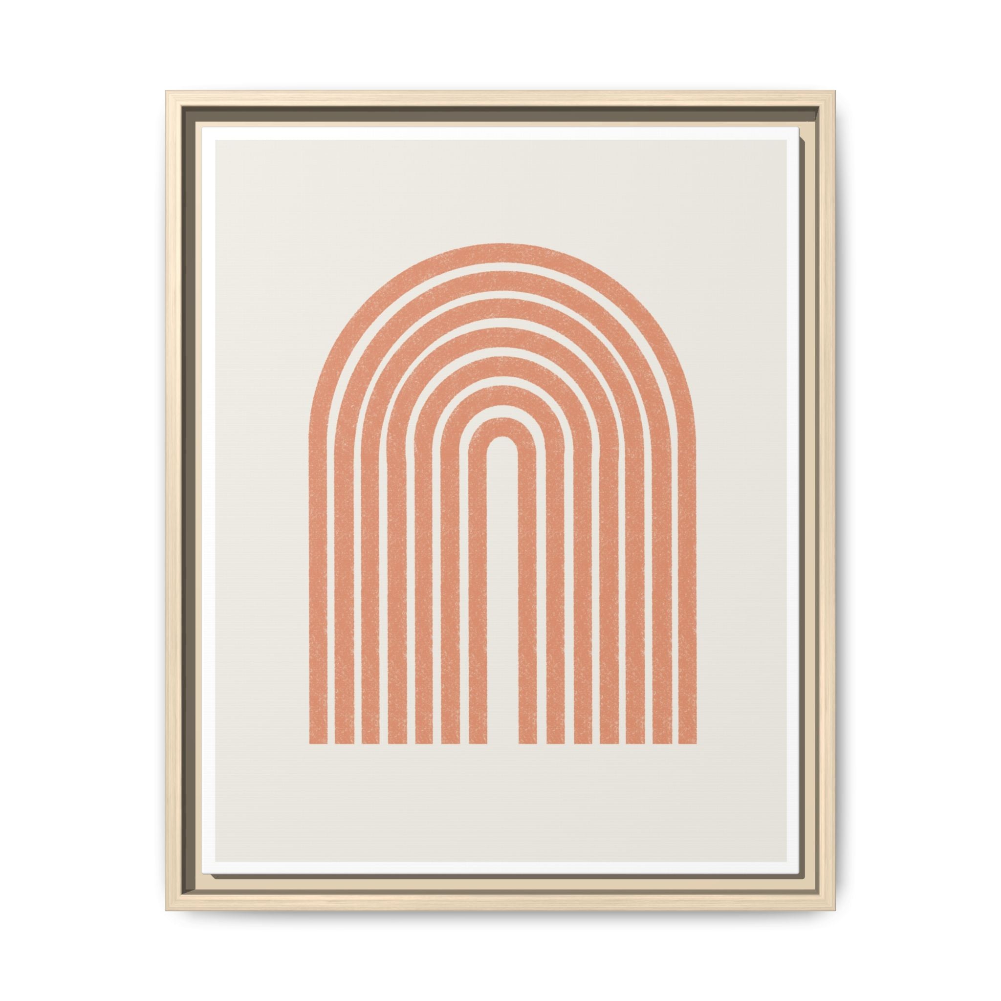 Terracotta Arc Whisper - Framed