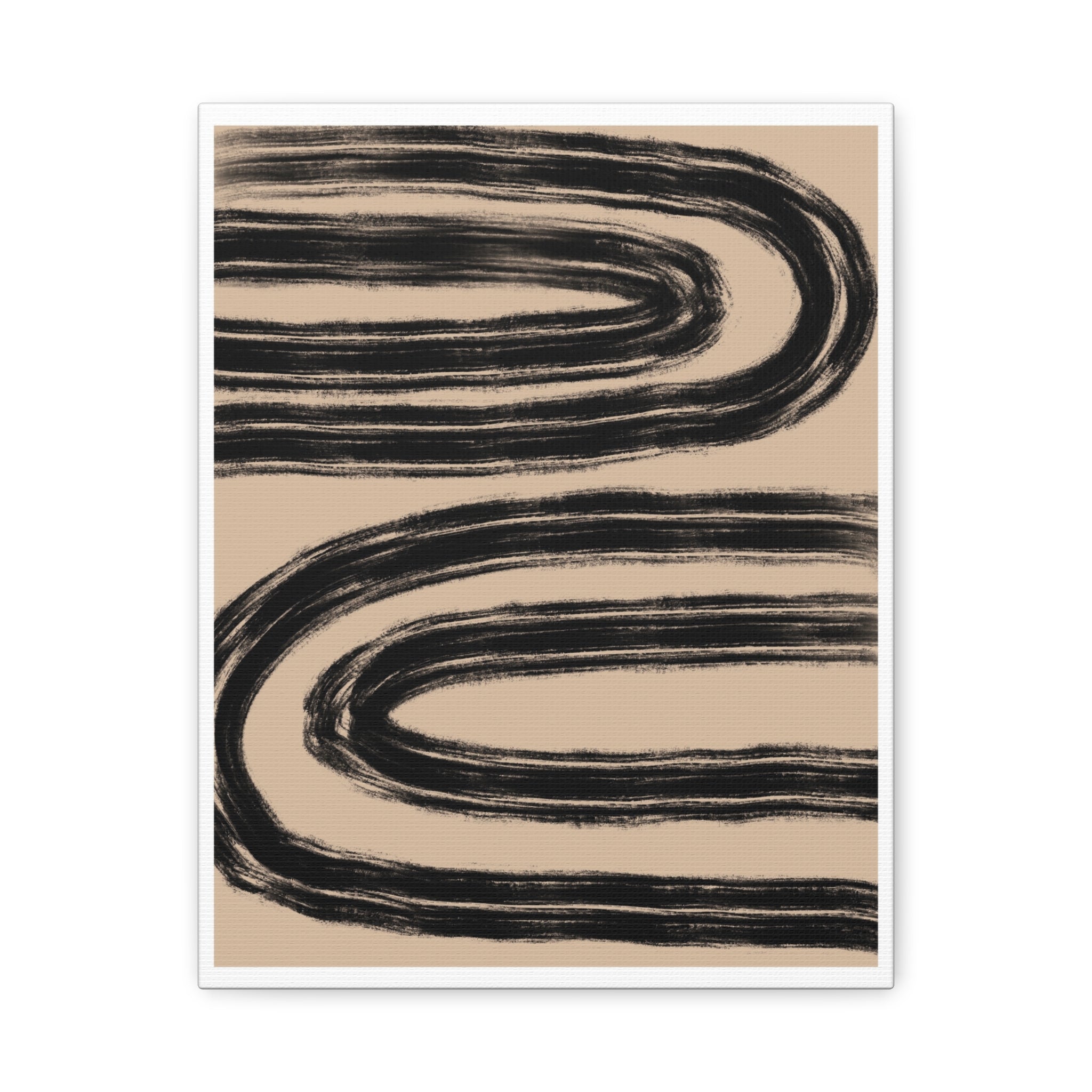 Midnight Current Echoes - Canvas