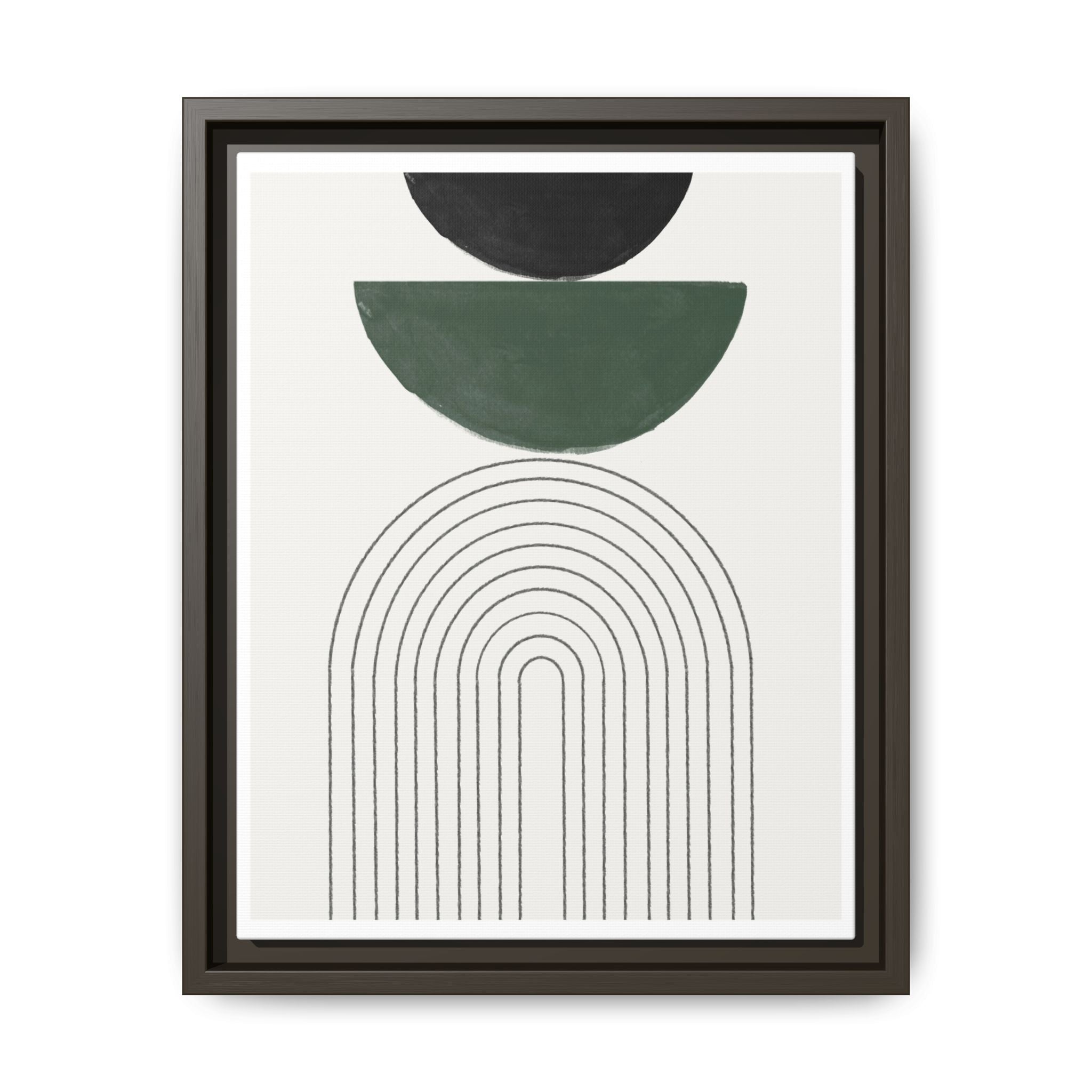 Emerald Arc Horizon - Framed
