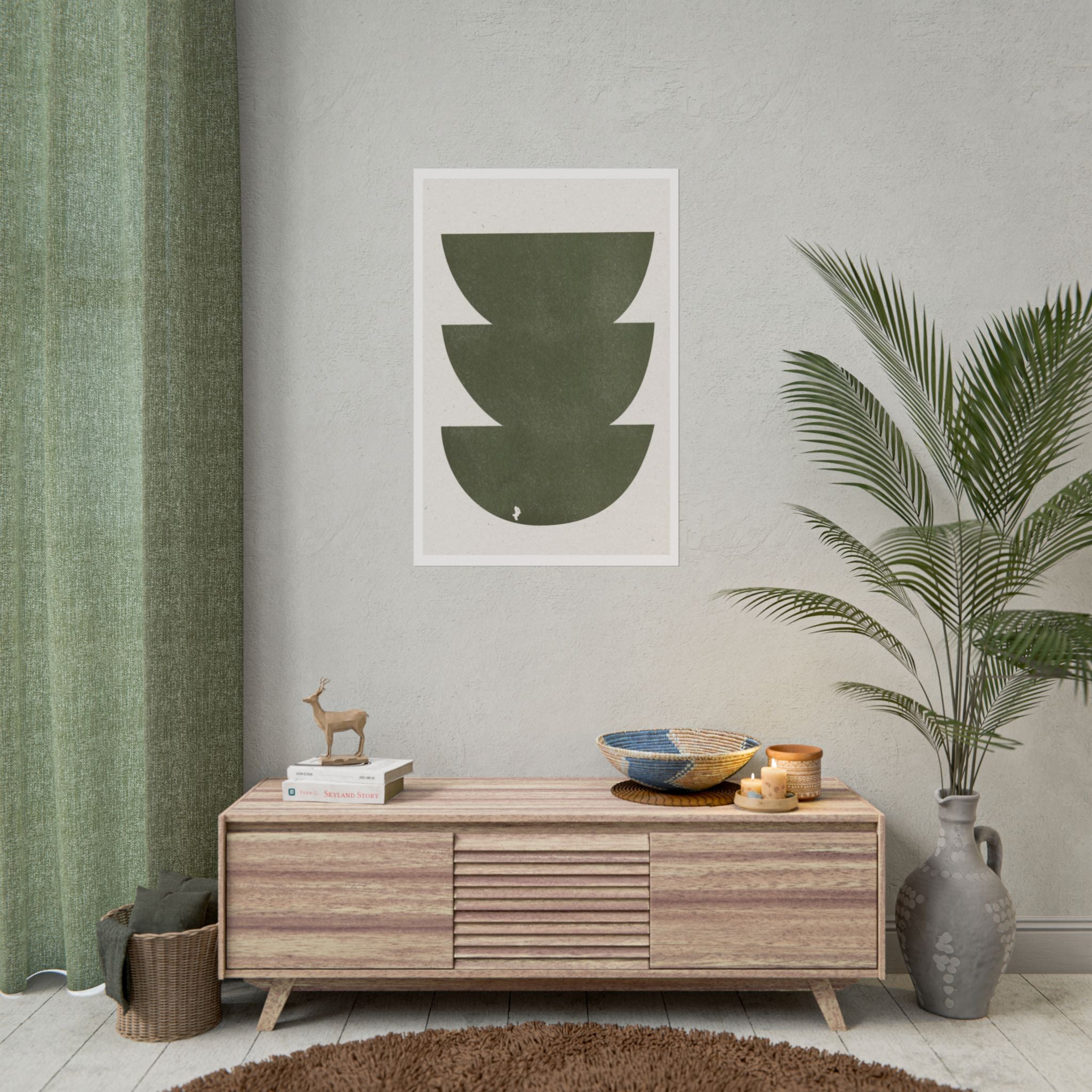 Olive Balance Forms - Poster