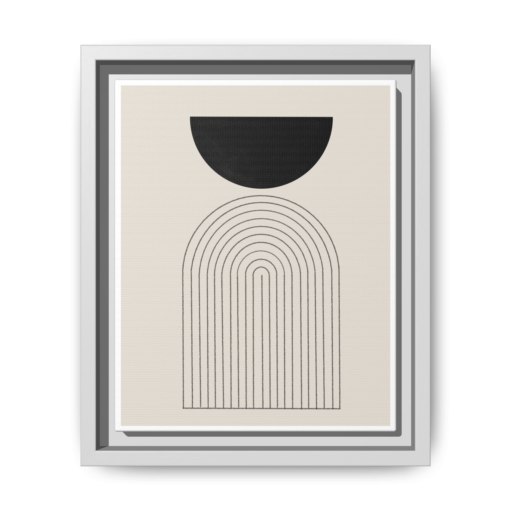 Midnight Portal Lines - Framed