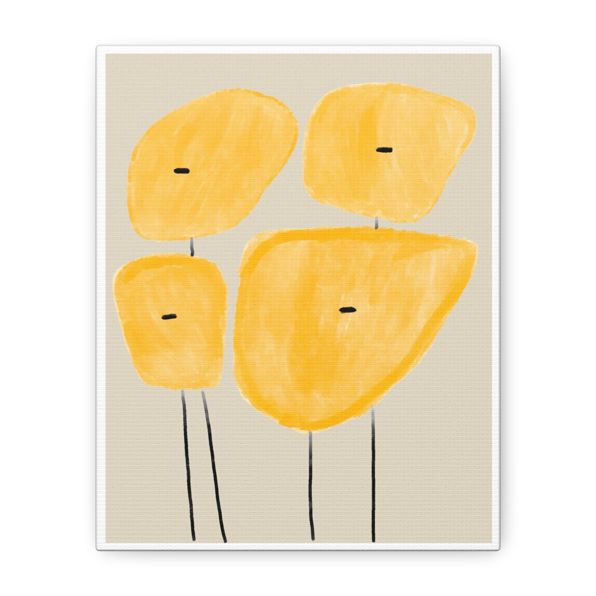 Golden Meadow Figures - Canvas