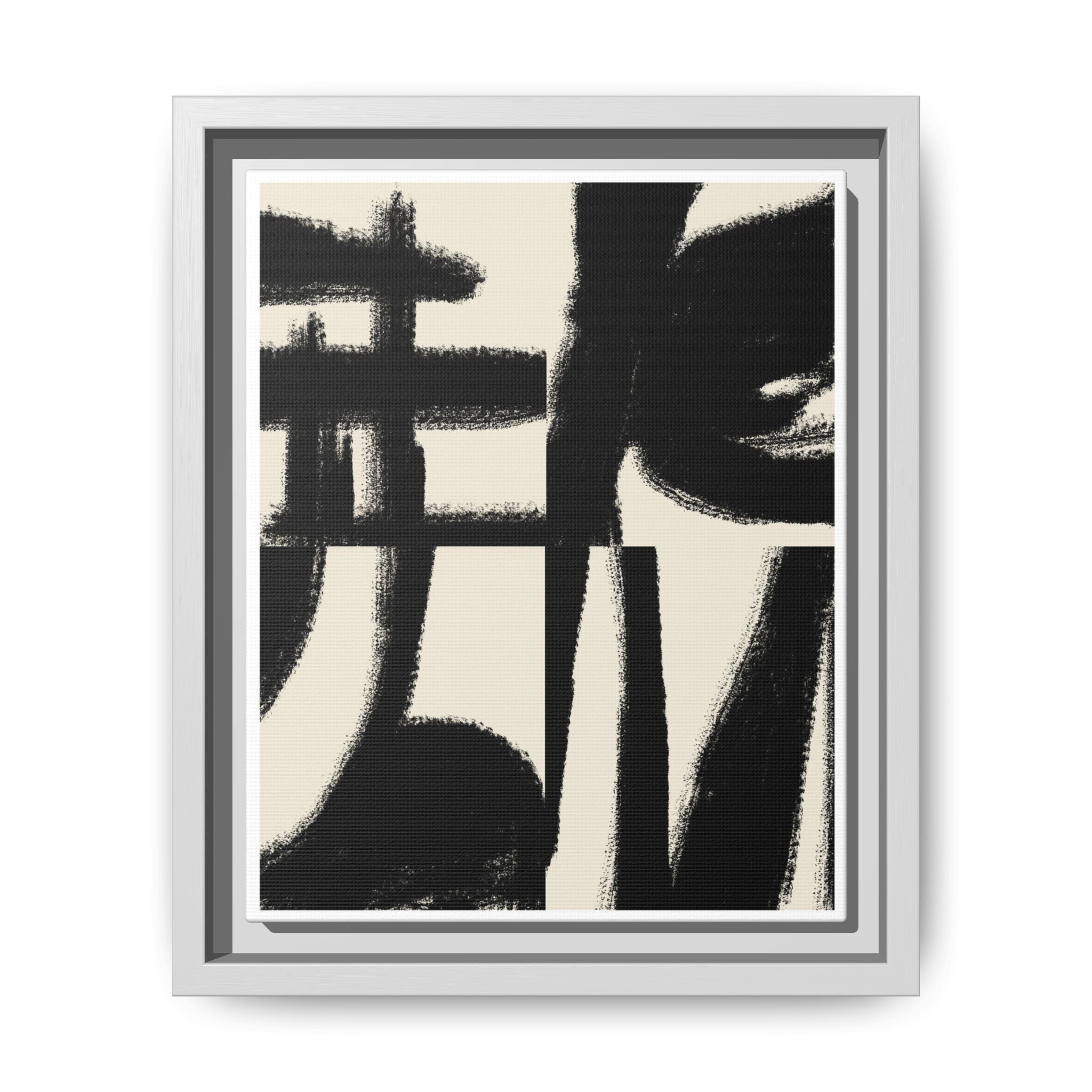 Midnight Gesture Fragments - Framed
