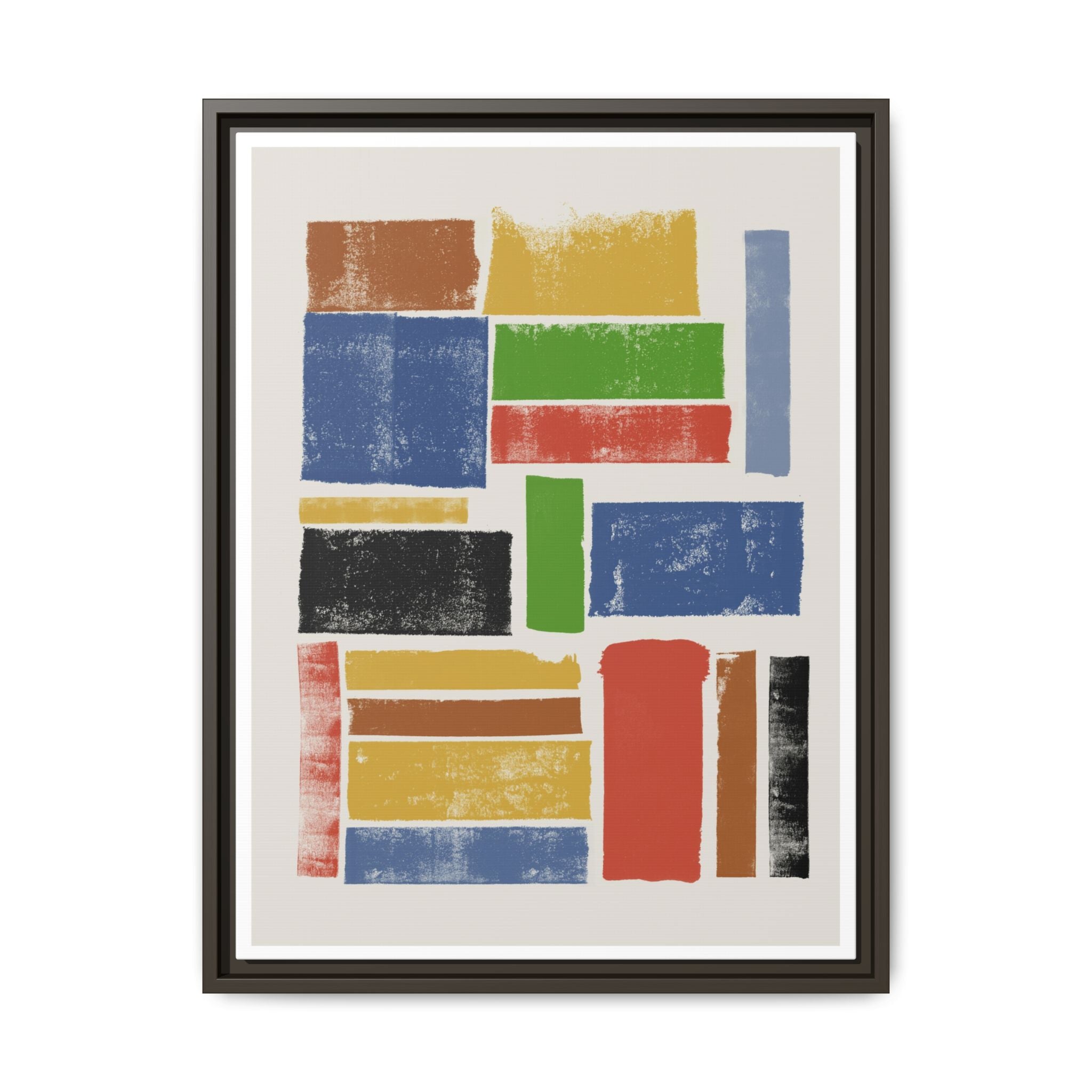 Playful Color Rhythm - Framed