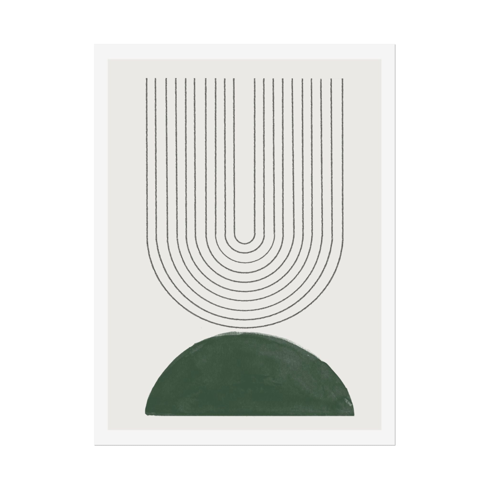 Emerald Echo Pathways - Poster